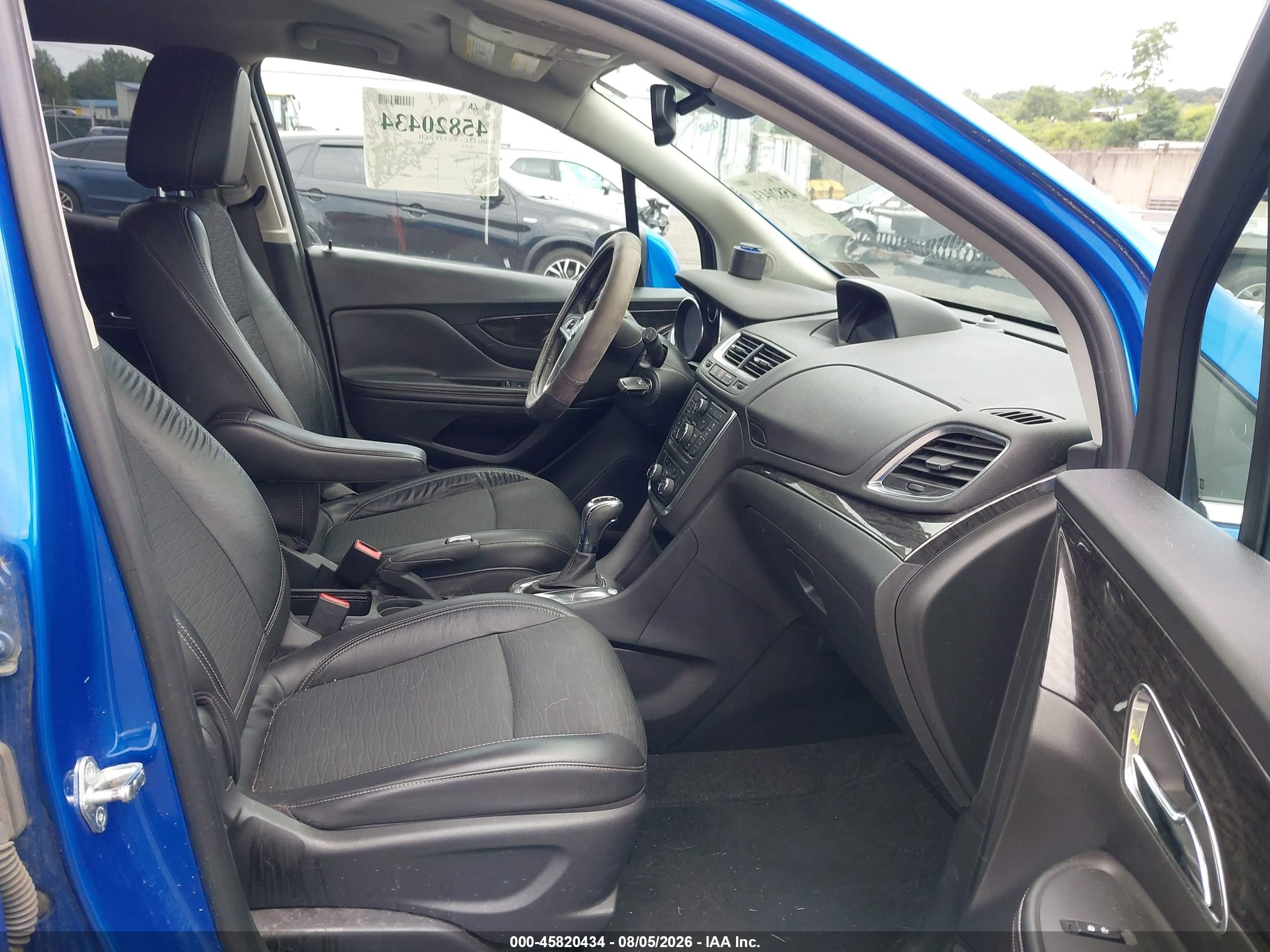 2015 Buick Encore Convenience Blue vin: KL4CJFSB6FB134935
