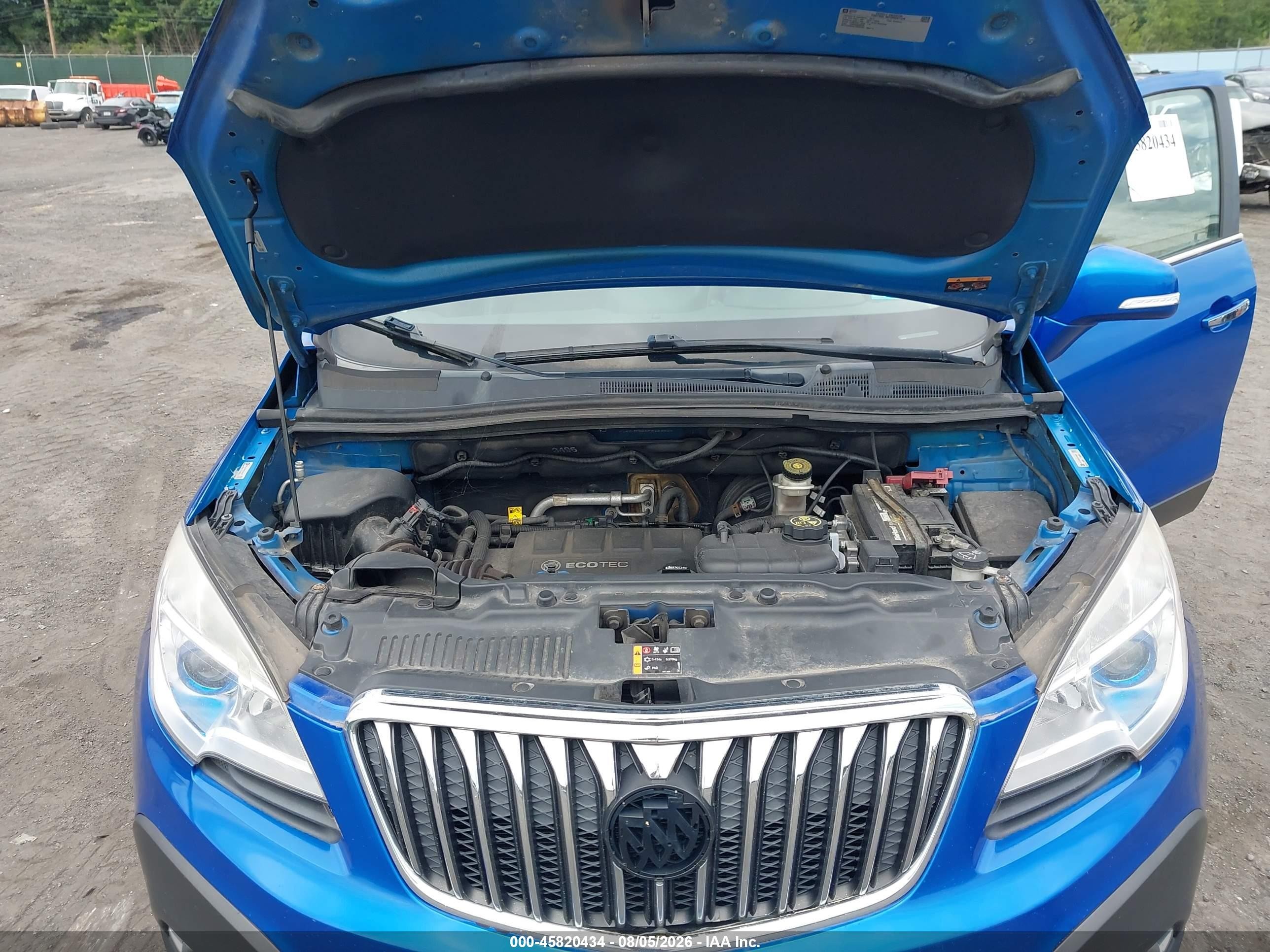 2015 Buick Encore Convenience Blue vin: KL4CJFSB6FB134935