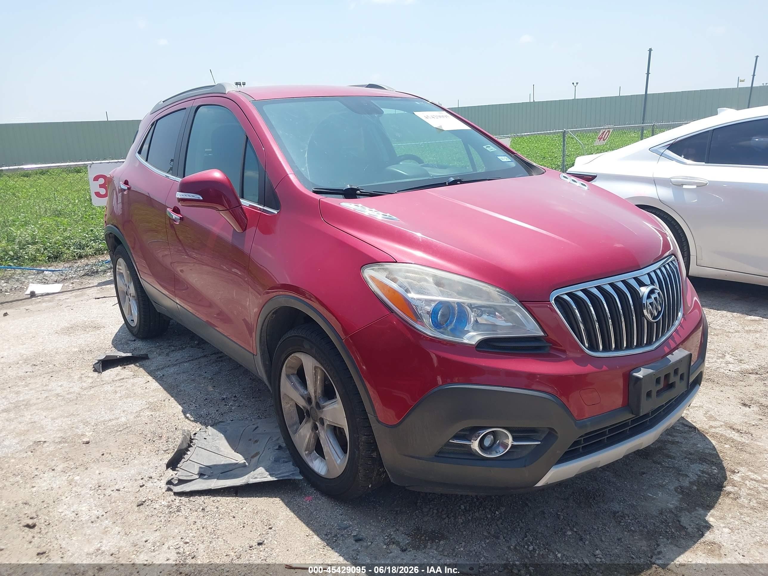 2015 Buick Encore Convenience Red vin: KL4CJFSB6FB145448