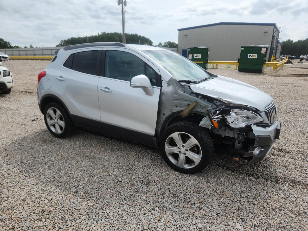 2015 Buick Encore Convenience Silver vin: KL4CJFSB6FB217068