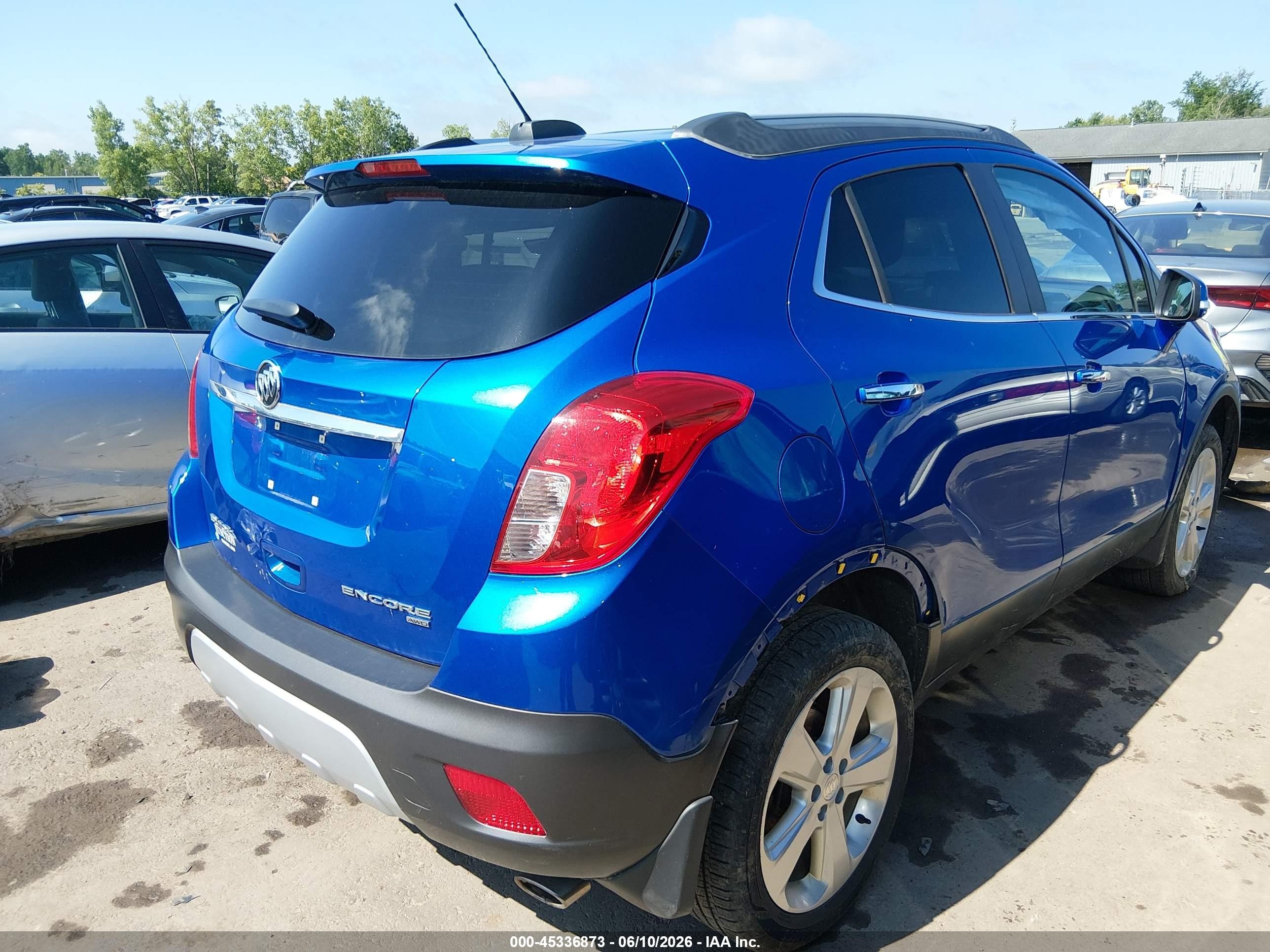 2015 Buick Encore Convenience Blue vin: KL4CJFSB6FB271194