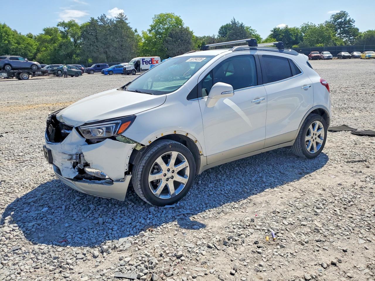 2017 Buick Encore Preferred Ii White vin: KL4CJFSB6HB053100