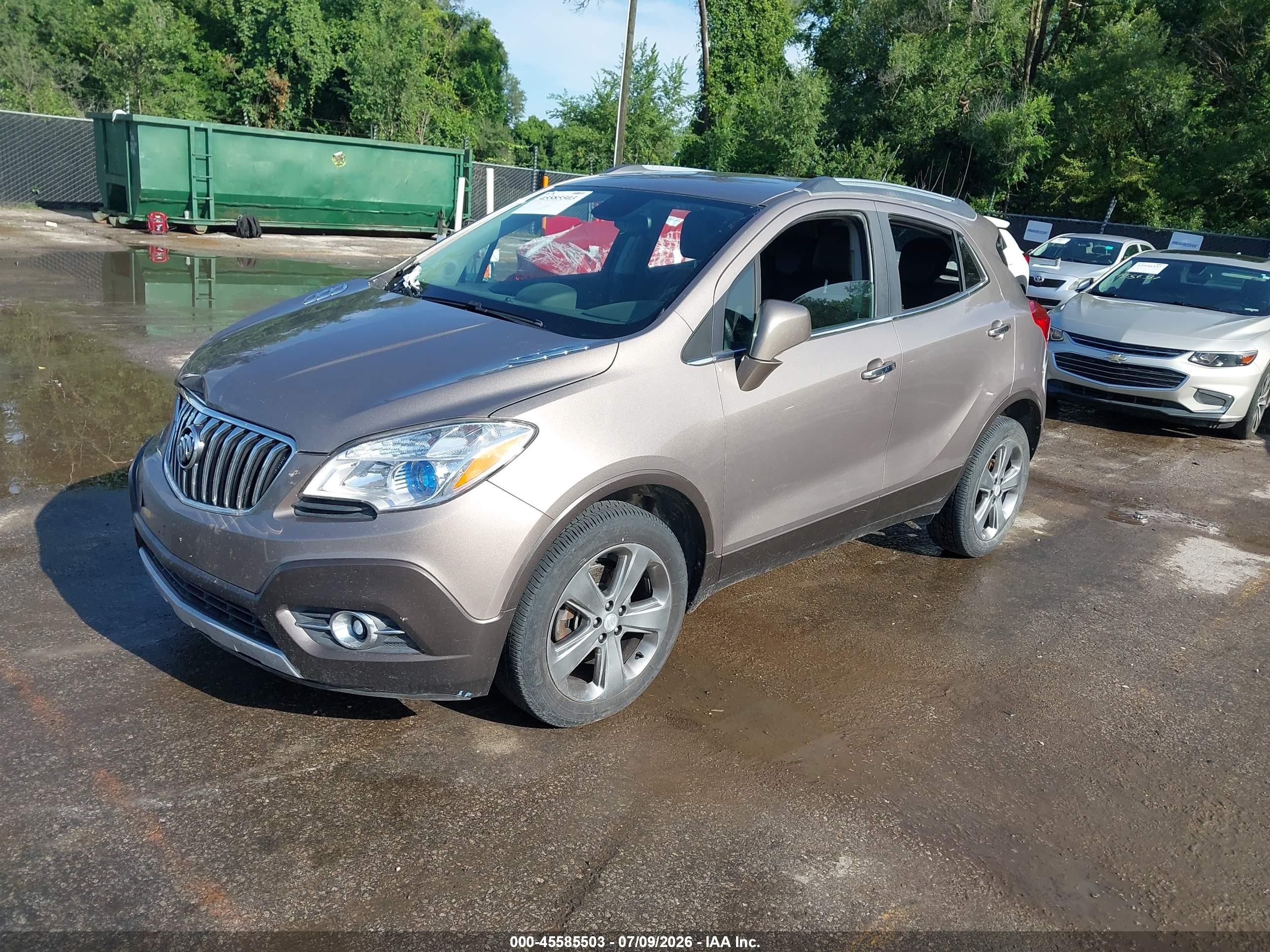 2013 Buick Encore Convenience Gray vin: KL4CJFSB7DB061510