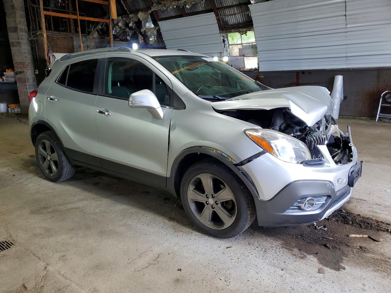 2014 Buick Encore Convenience Silver vin: KL4CJFSB7EB754496
