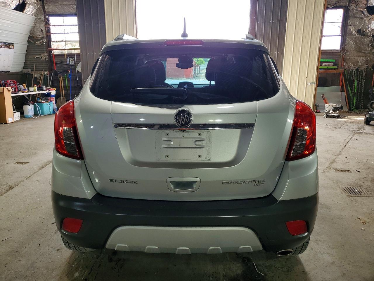 2014 Buick Encore Convenience Silver vin: KL4CJFSB7EB754496