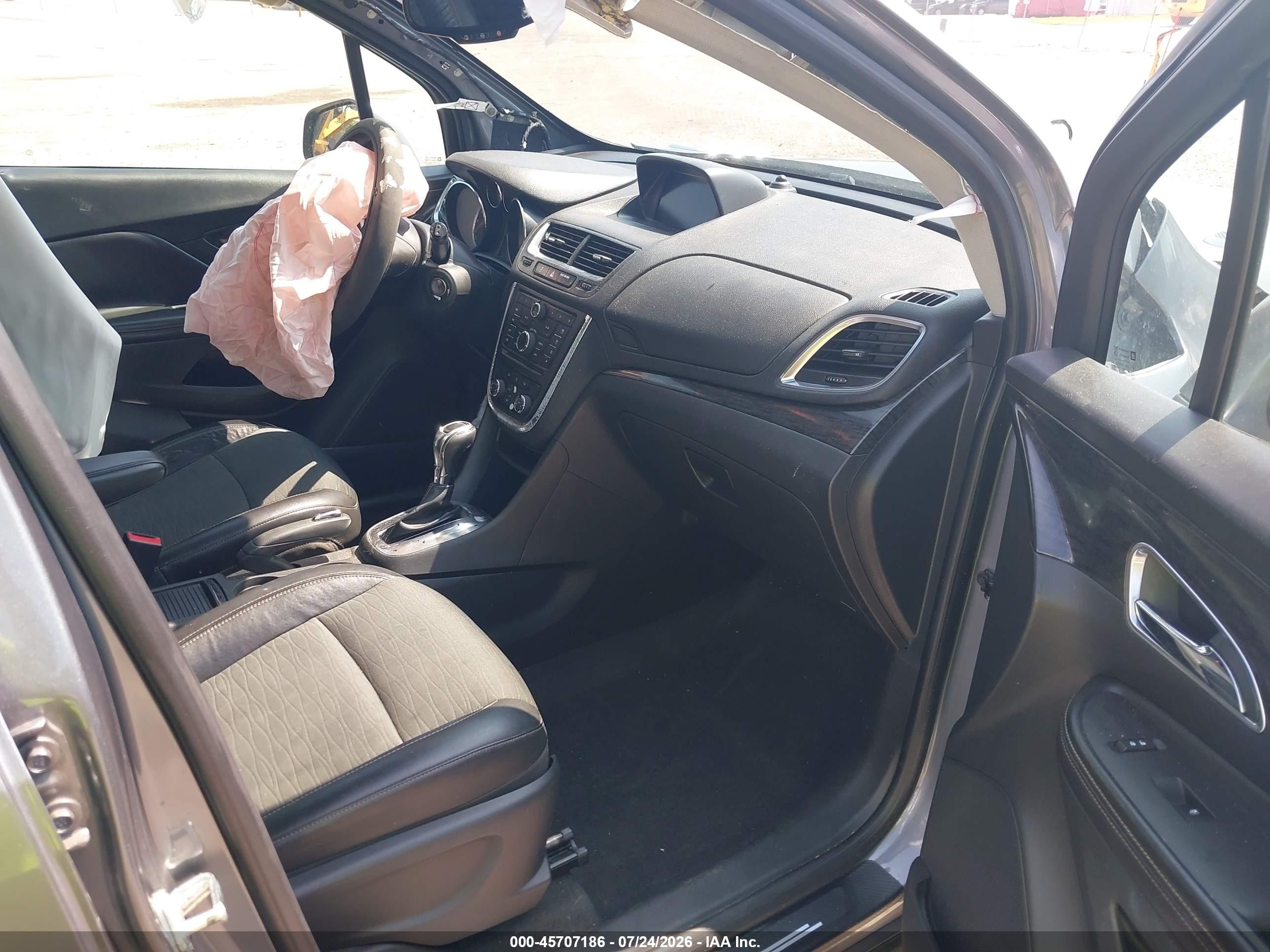 2015 Buick Encore Convenience Gray vin: KL4CJFSB7FB038537