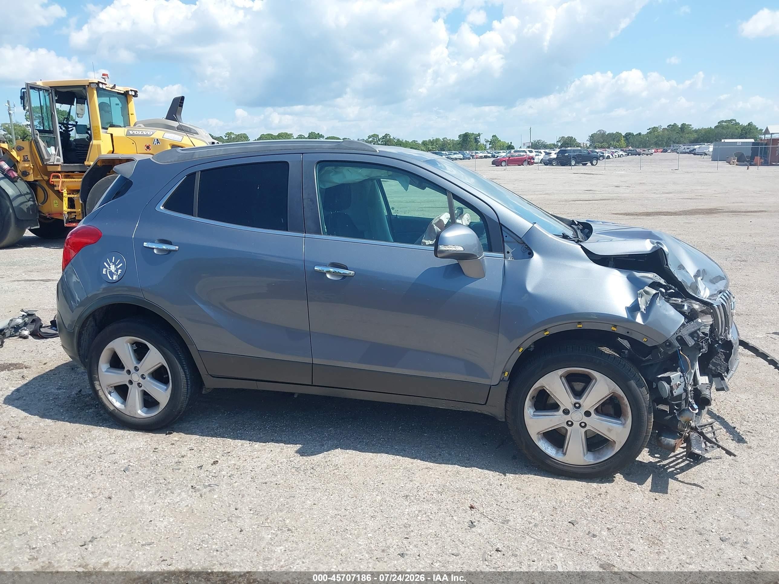 2015 Buick Encore Convenience Gray vin: KL4CJFSB7FB038537