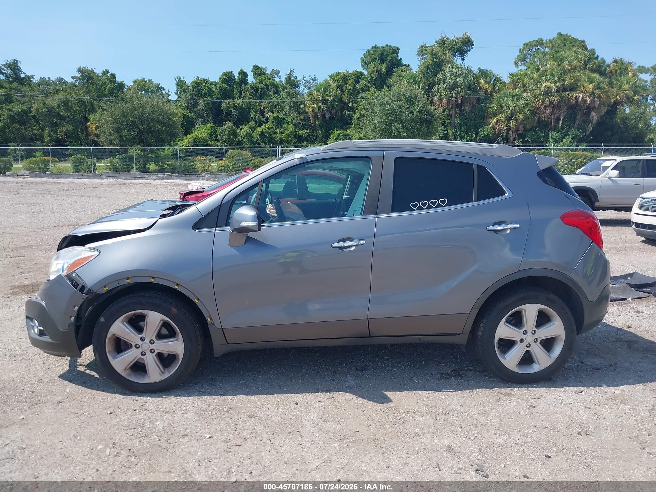 2015 Buick Encore Convenience Gray vin: KL4CJFSB7FB038537