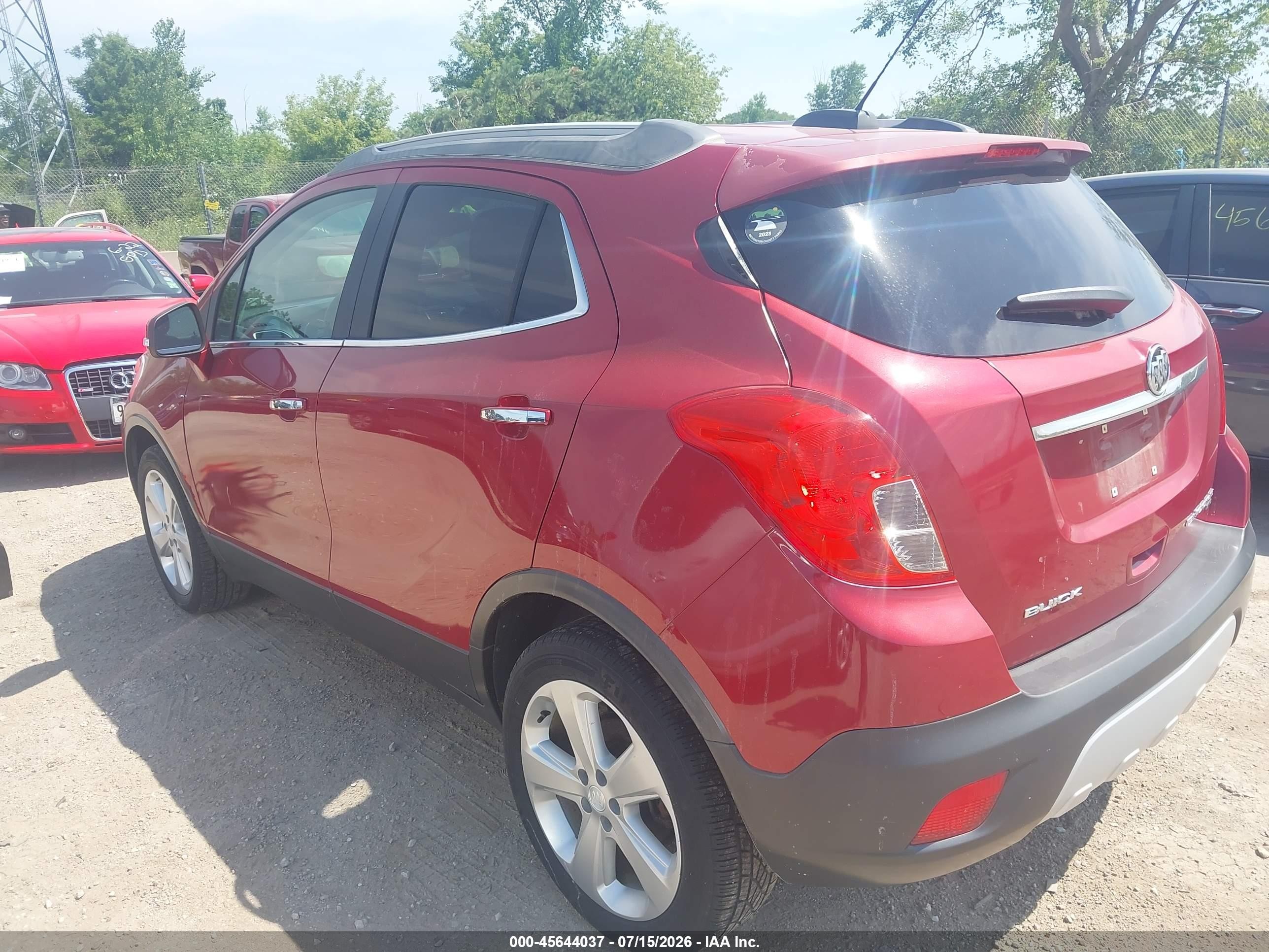 2015 Buick Encore Convenience Red vin: KL4CJFSB7FB263704