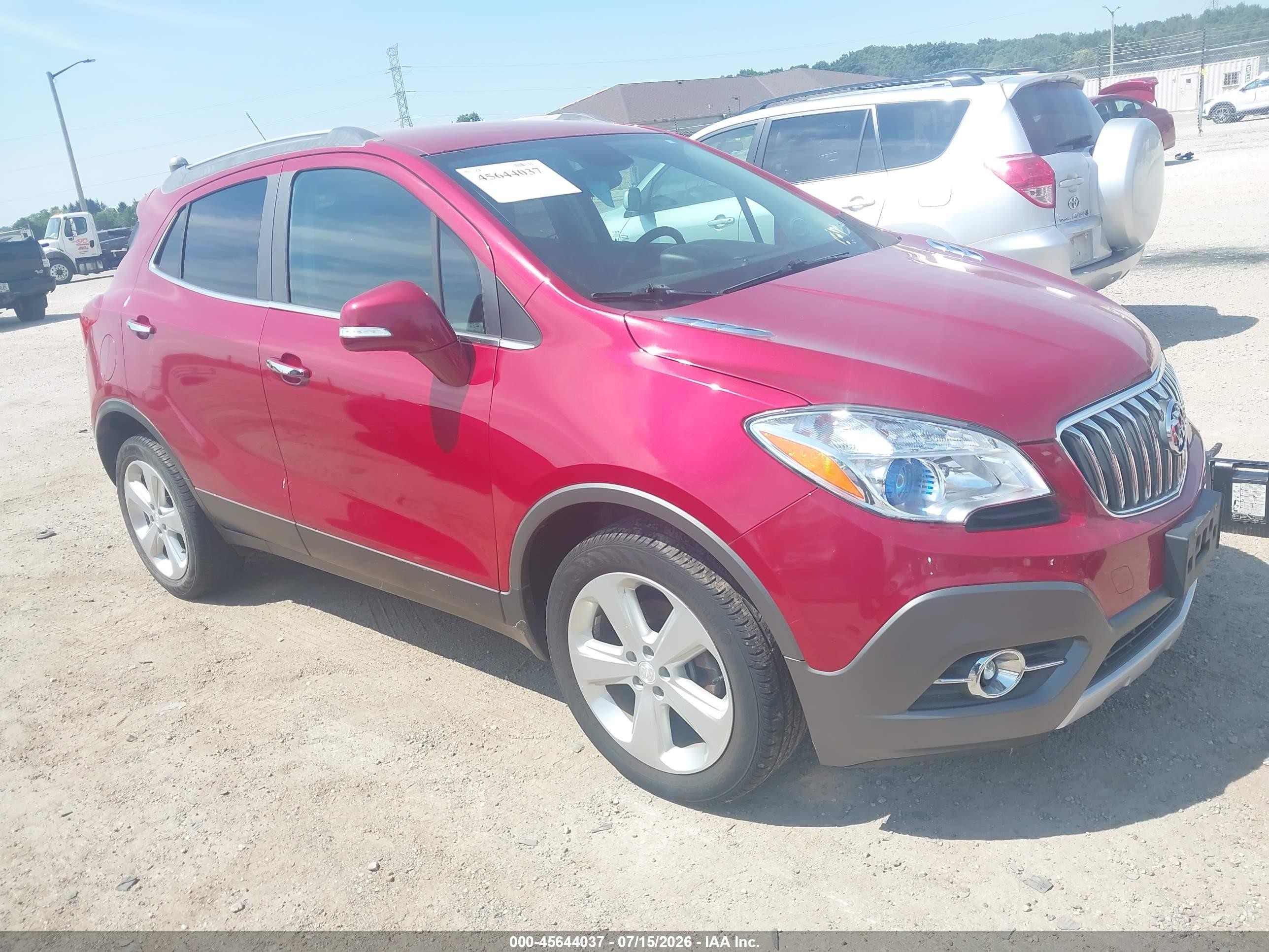 2015 Buick Encore Convenience Red vin: KL4CJFSB7FB263704