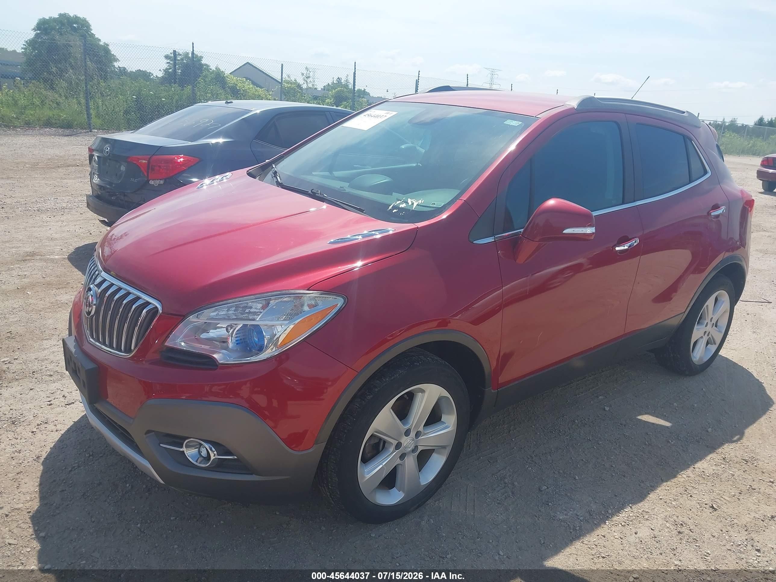 2015 Buick Encore Convenience Red vin: KL4CJFSB7FB263704