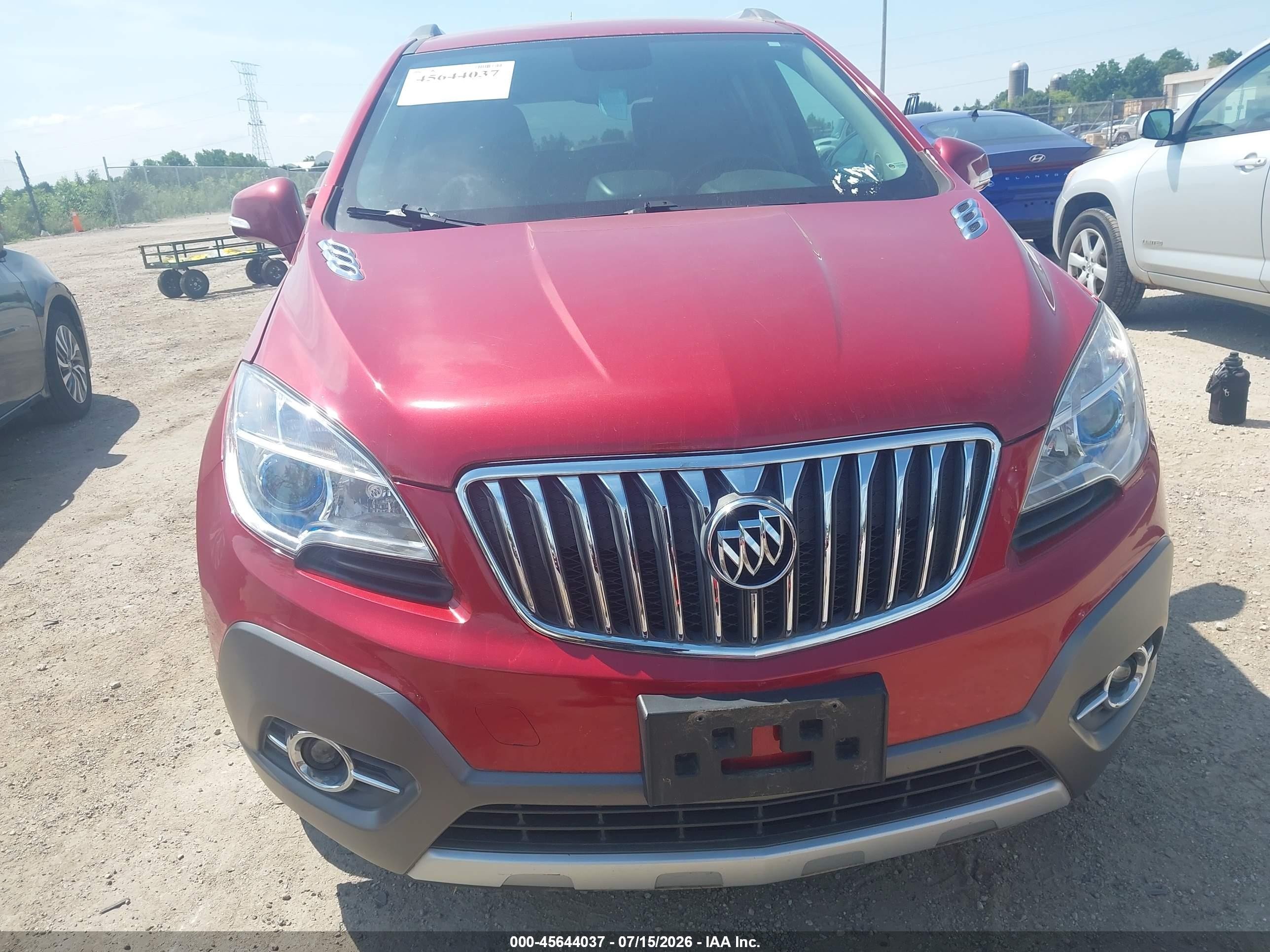 2015 Buick Encore Convenience Red vin: KL4CJFSB7FB263704