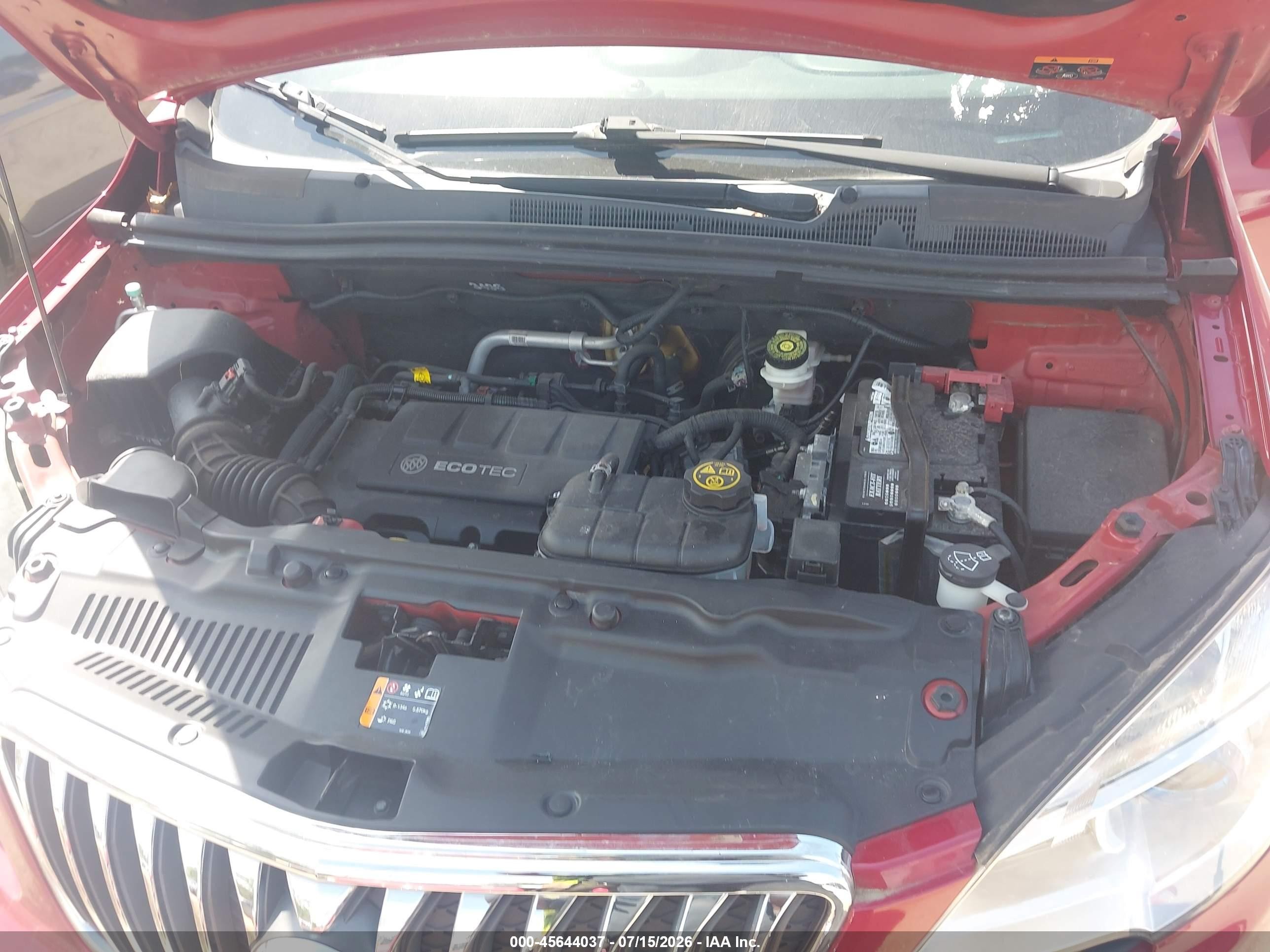 2015 Buick Encore Convenience Red vin: KL4CJFSB7FB263704