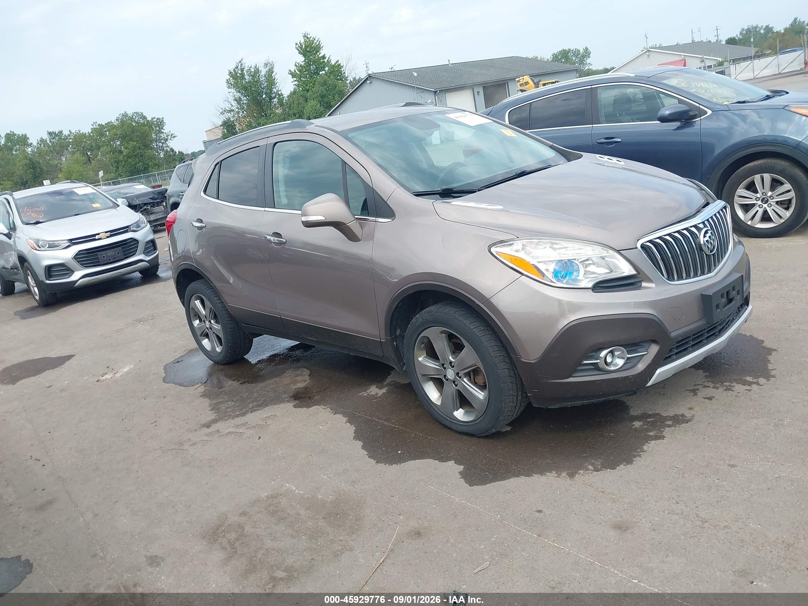 2014 Buick Encore Convenience Gray vin: KL4CJFSB8EB633976