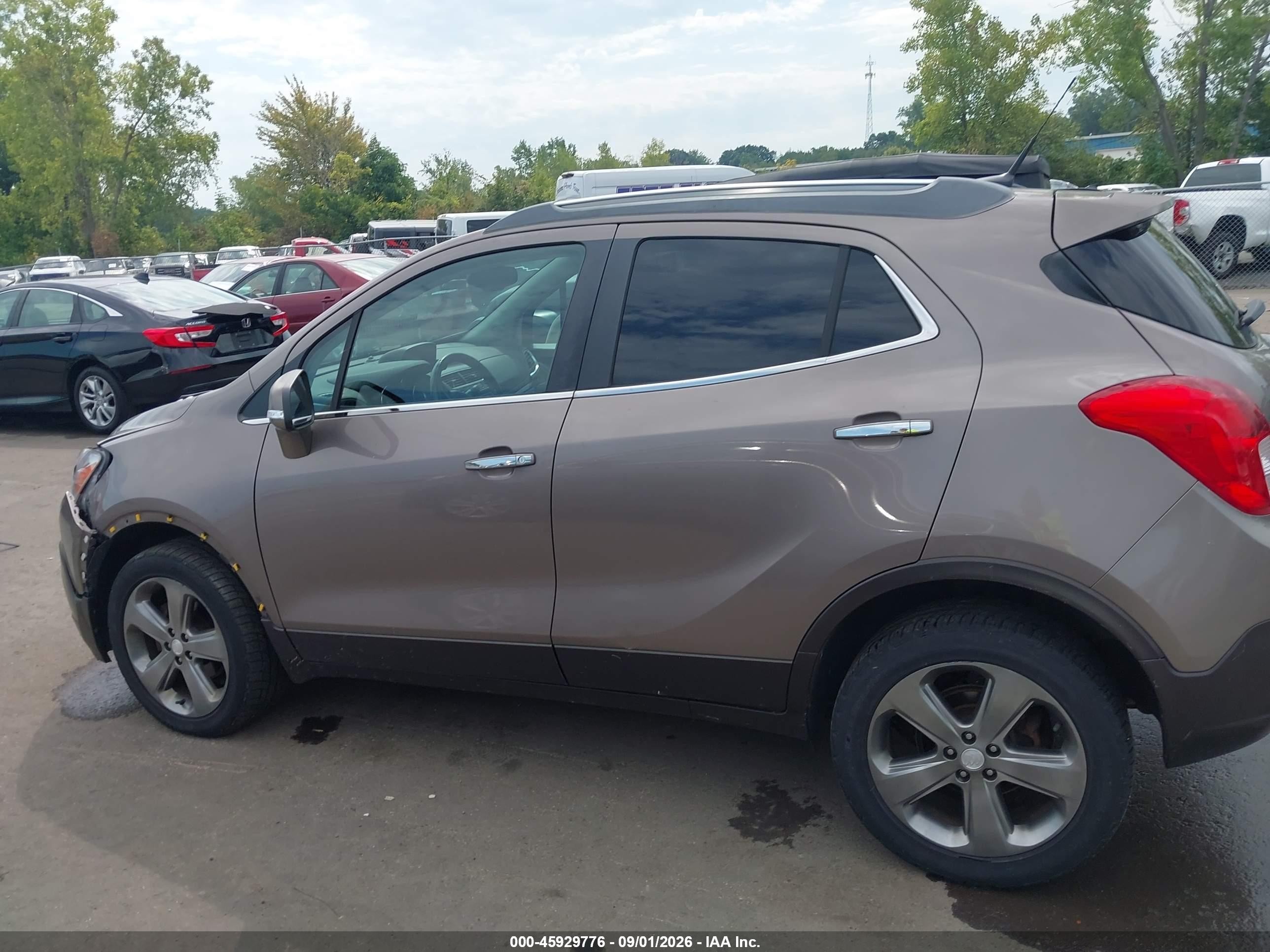 2014 Buick Encore Convenience Gray vin: KL4CJFSB8EB633976