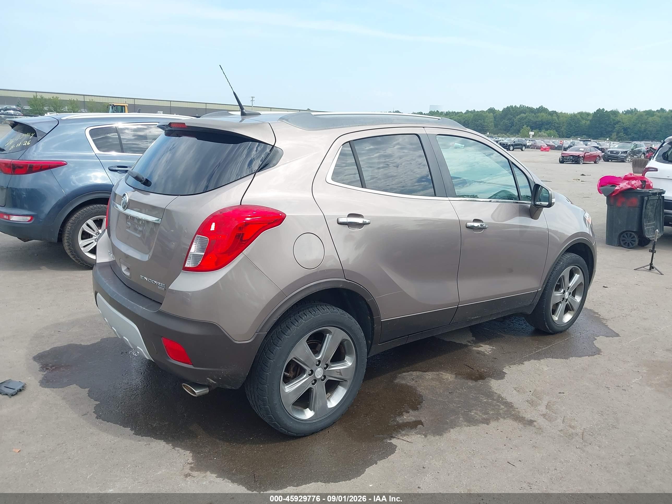 2014 Buick Encore Convenience Gray vin: KL4CJFSB8EB633976