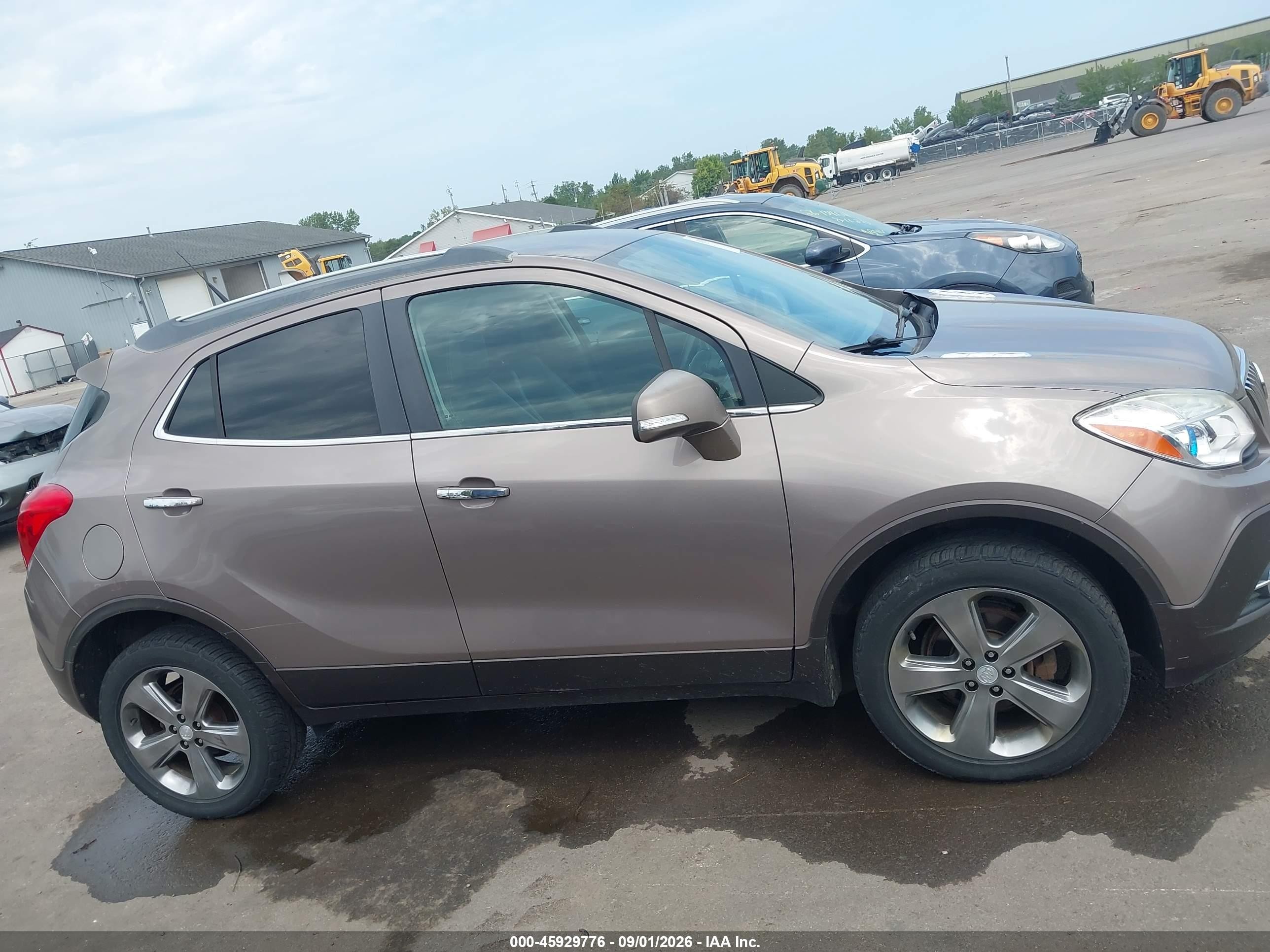 2014 Buick Encore Convenience Gray vin: KL4CJFSB8EB633976