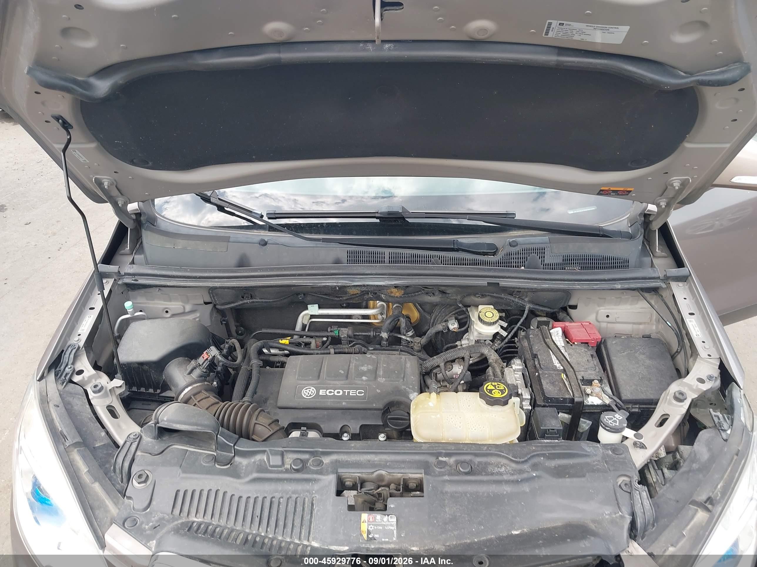 2014 Buick Encore Convenience Gray vin: KL4CJFSB8EB633976
