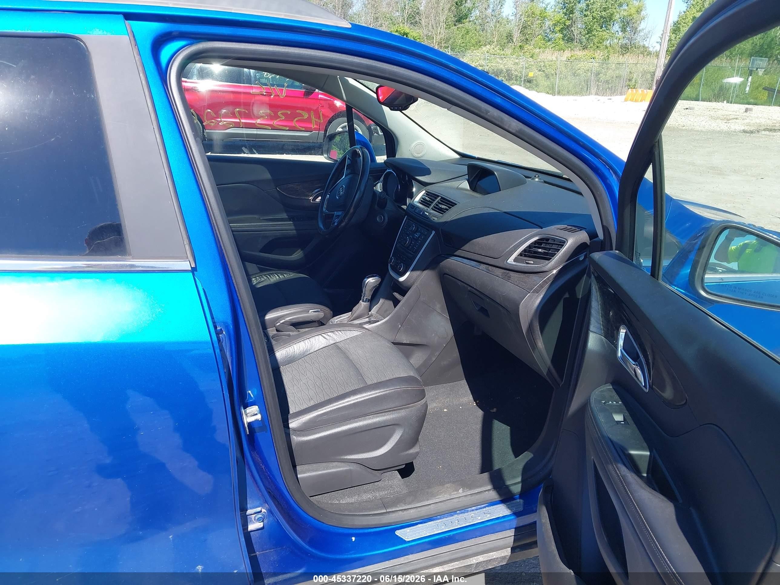2015 Buick Encore Convenience Blue vin: KL4CJFSB8FB079484