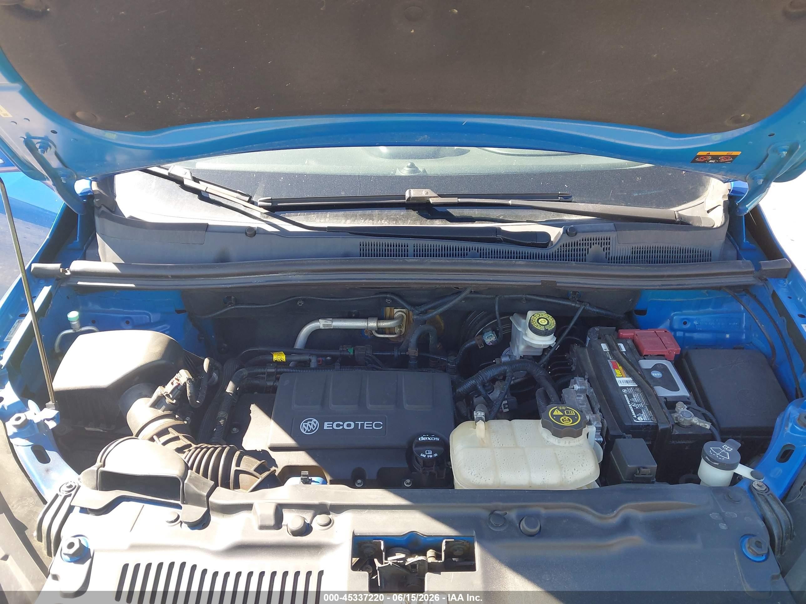 2015 Buick Encore Convenience Blue vin: KL4CJFSB8FB079484