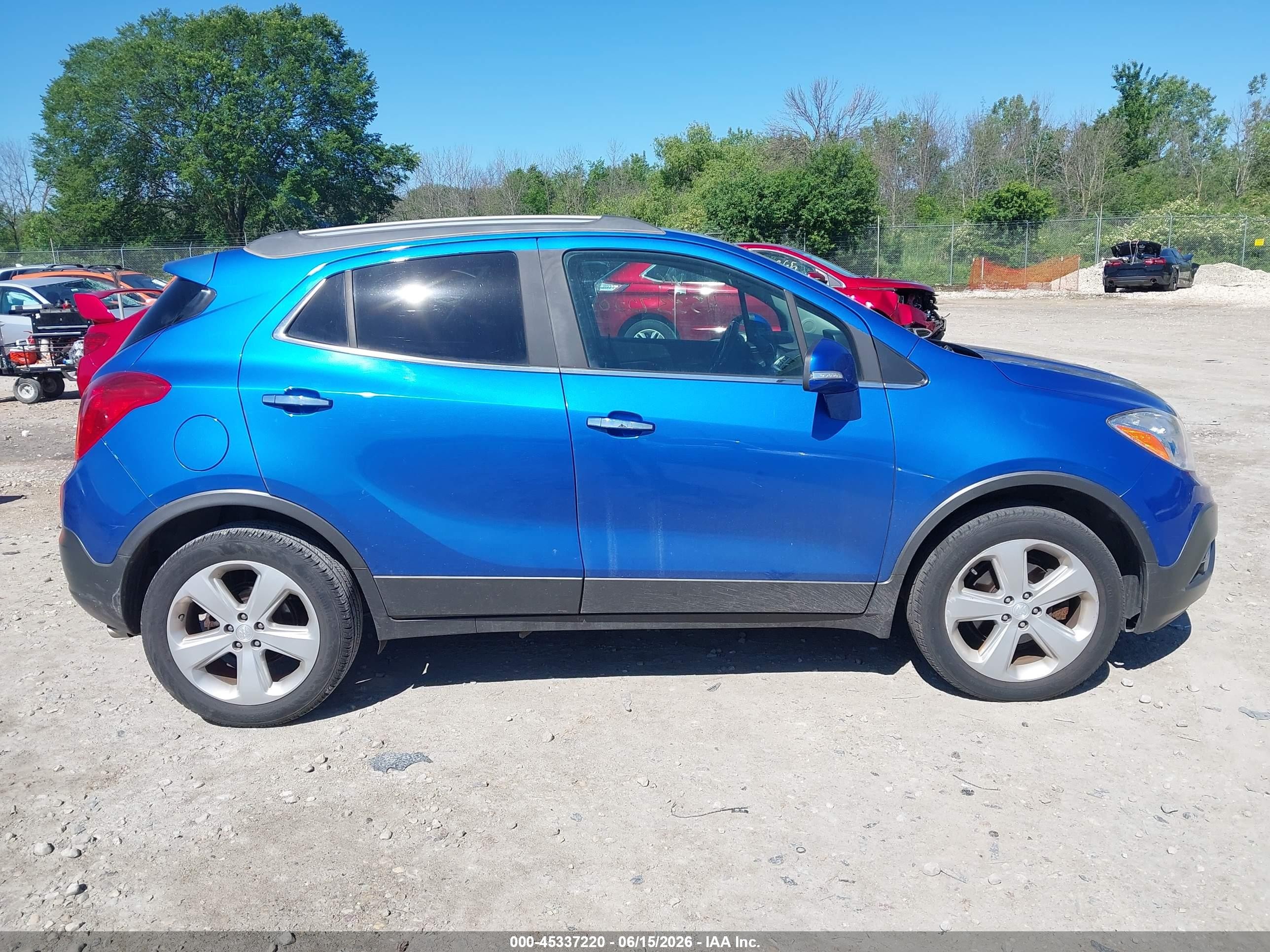 2015 Buick Encore Convenience Blue vin: KL4CJFSB8FB079484