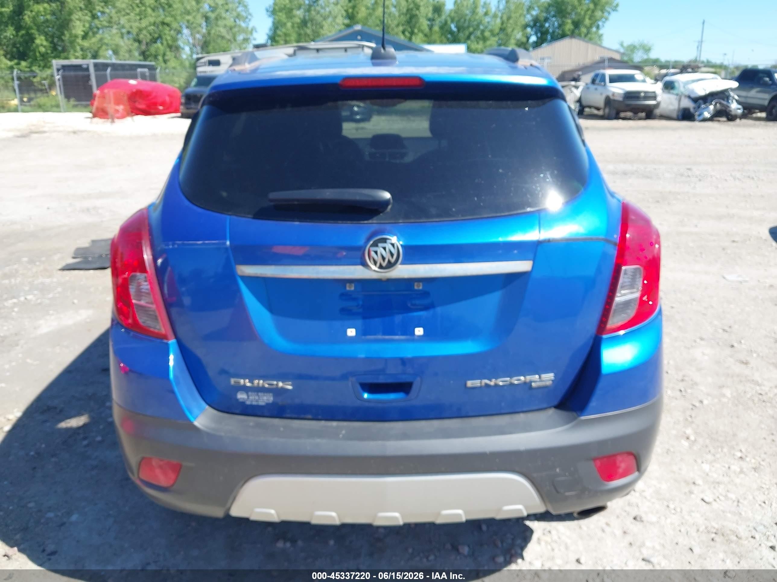 2015 Buick Encore Convenience Blue vin: KL4CJFSB8FB079484