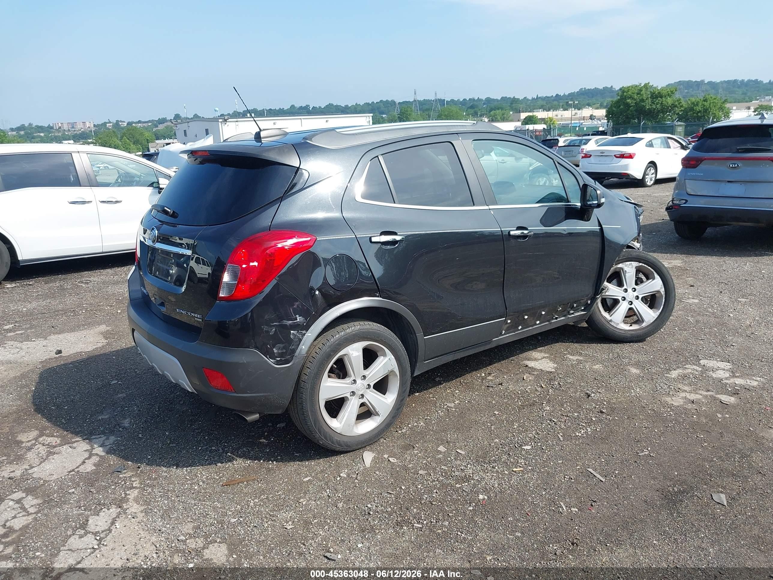 2015 Buick Encore Convenience Black vin: KL4CJFSB8FB124679