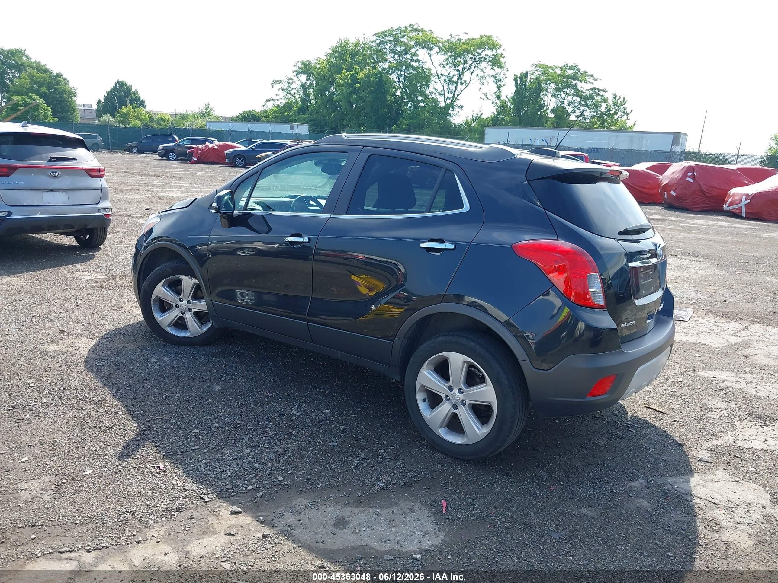 2015 Buick Encore Convenience Black vin: KL4CJFSB8FB124679