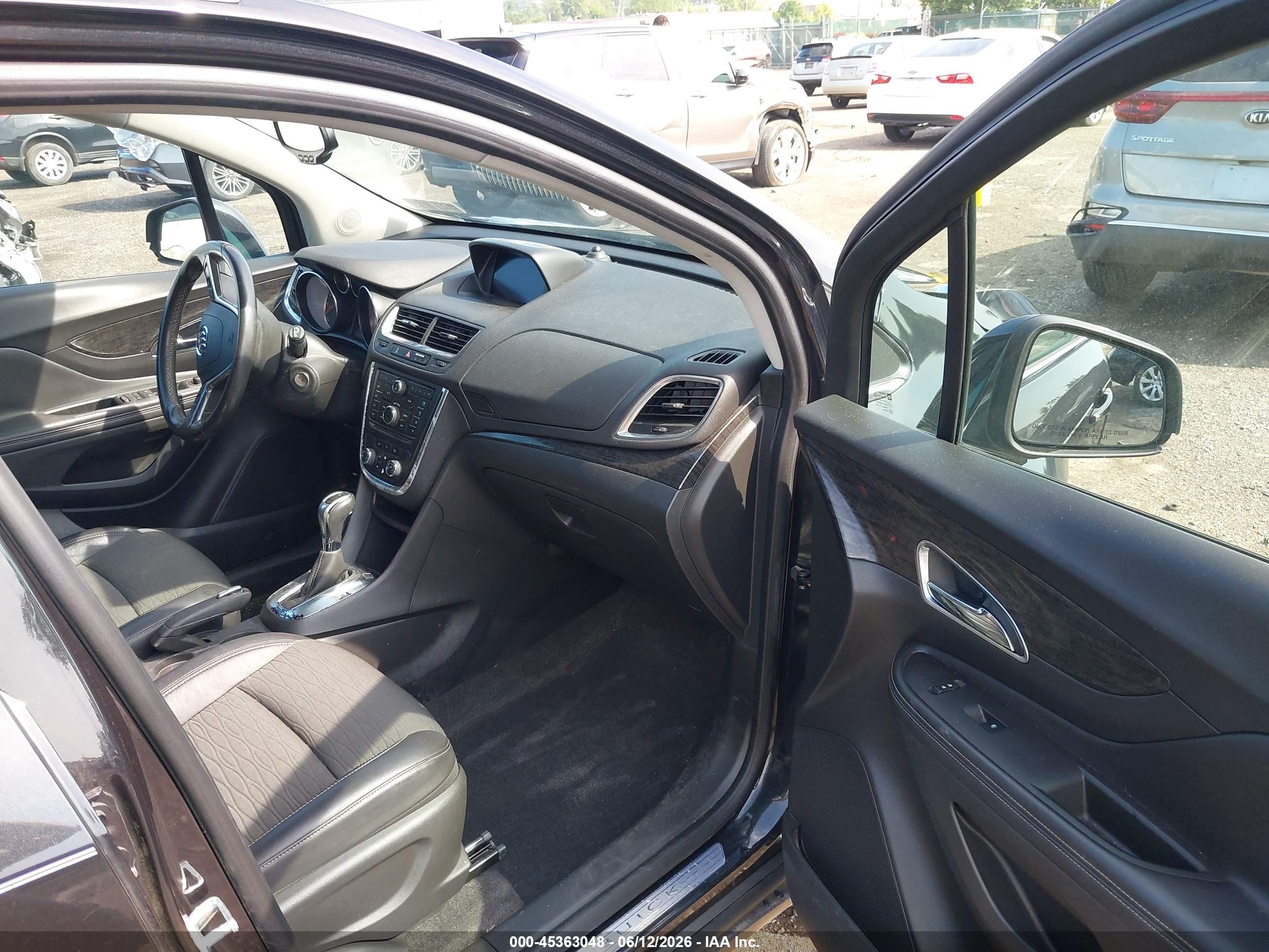 2015 Buick Encore Convenience Black vin: KL4CJFSB8FB124679
