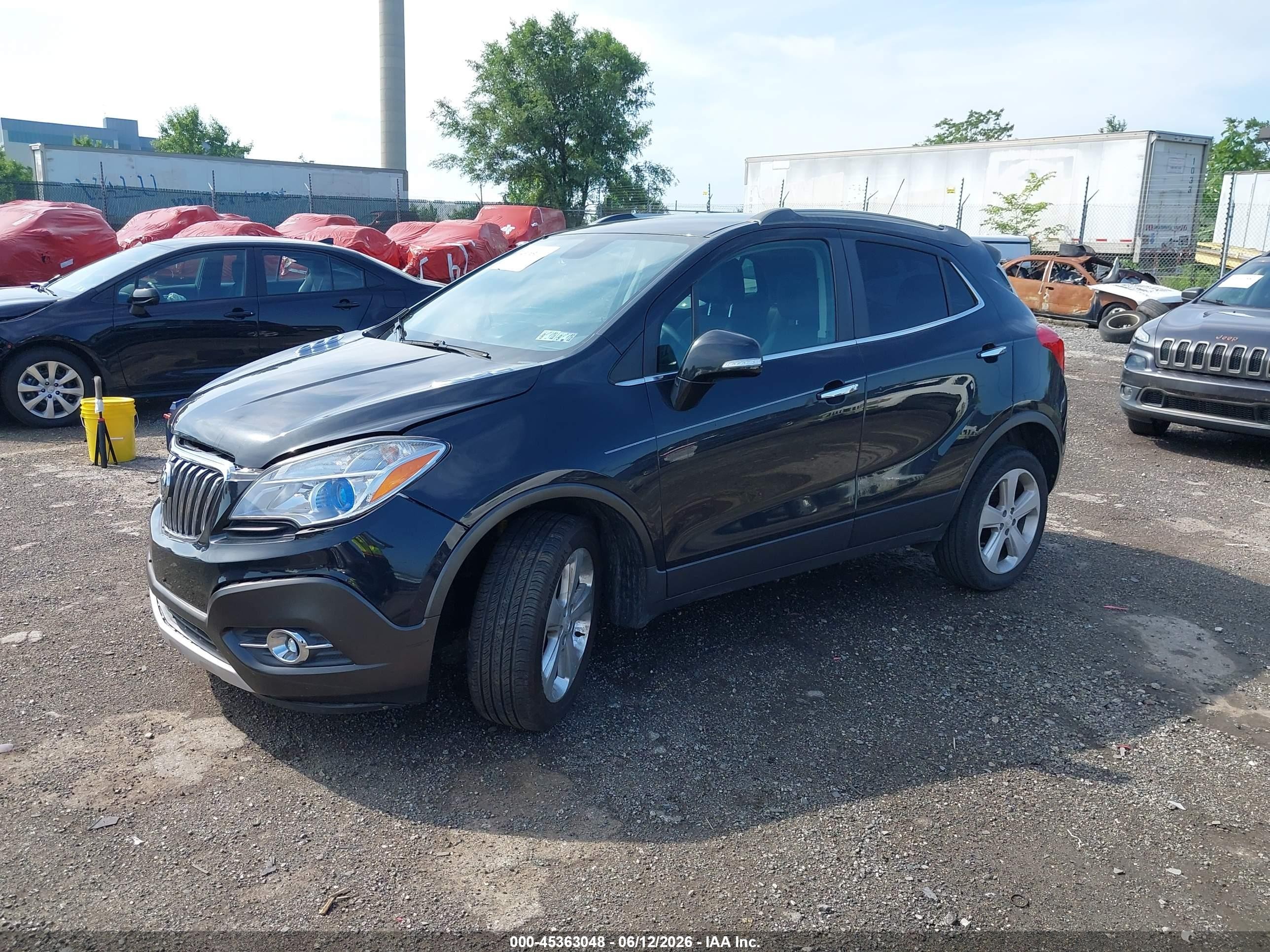 2015 Buick Encore Convenience Black vin: KL4CJFSB8FB124679