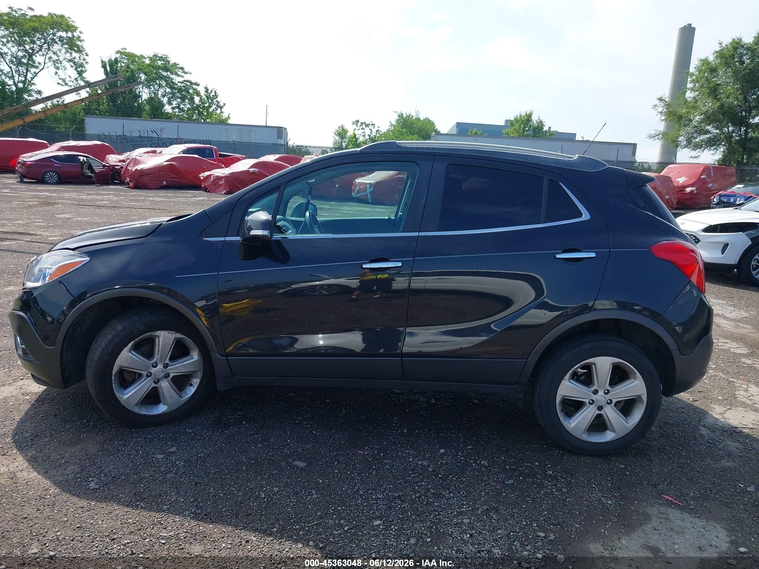 2015 Buick Encore Convenience Black vin: KL4CJFSB8FB124679