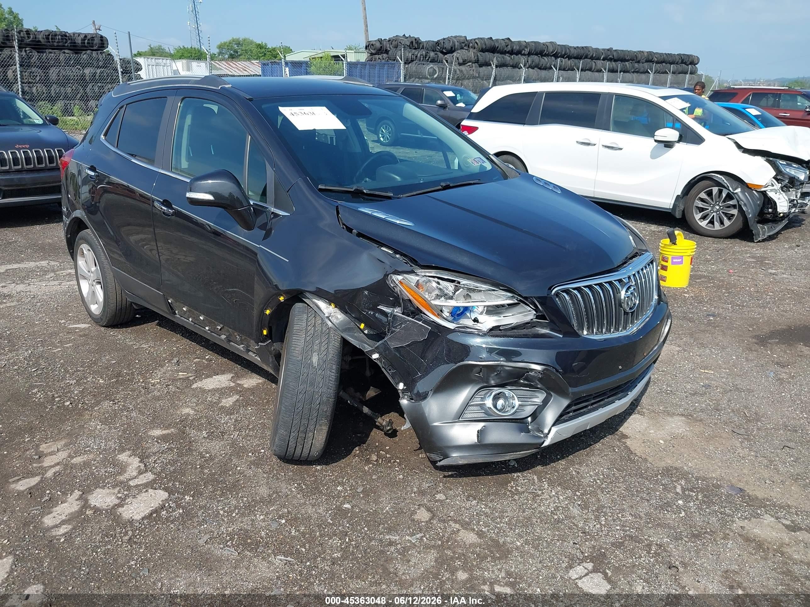 2015 Buick Encore Convenience Black vin: KL4CJFSB8FB124679