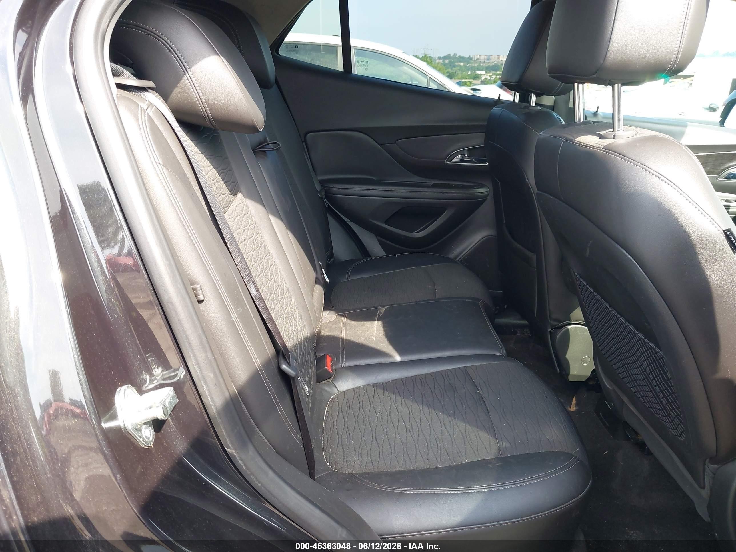 2015 Buick Encore Convenience Black vin: KL4CJFSB8FB124679