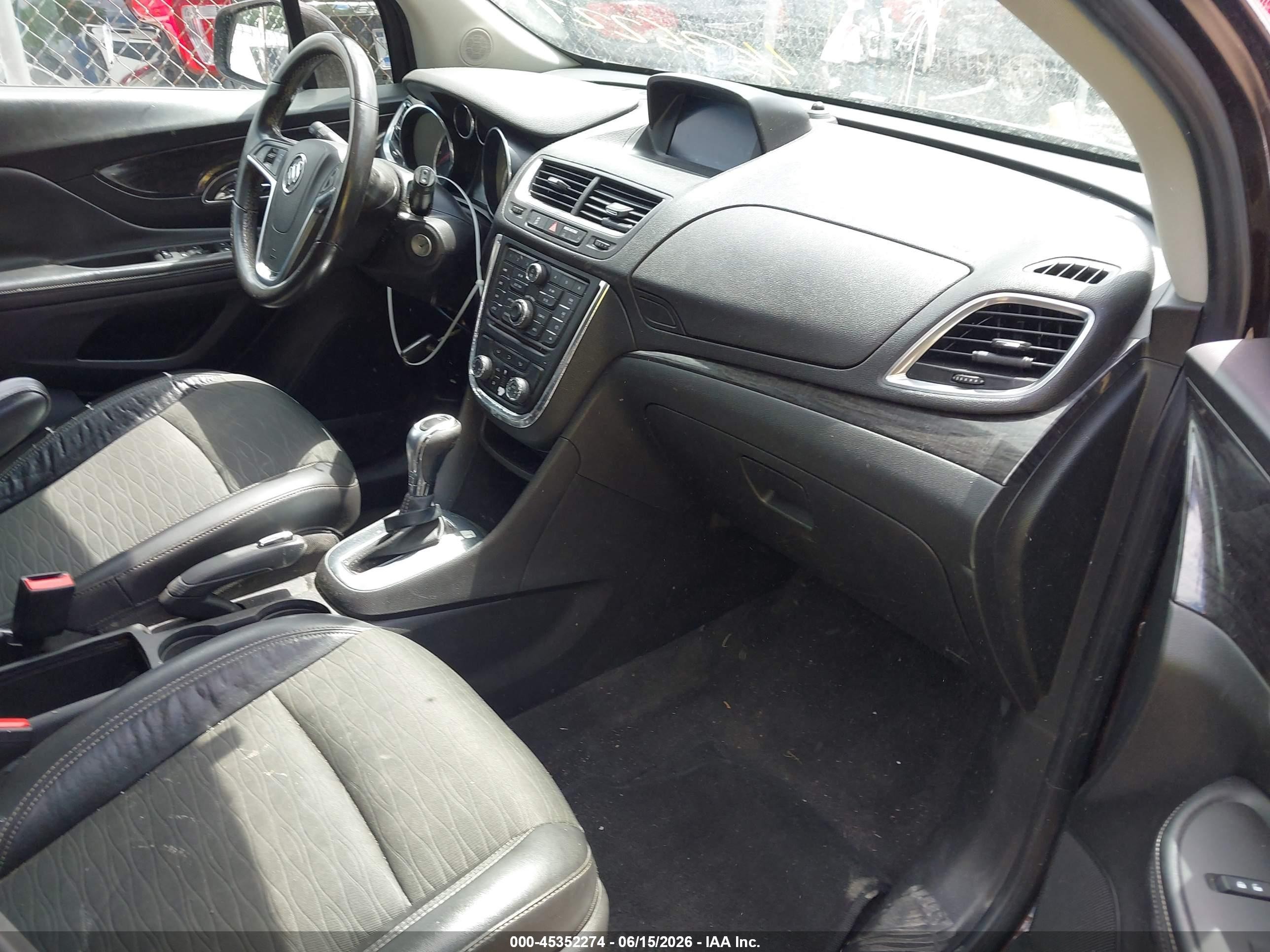 2015 Buick Encore Convenience Brown vin: KL4CJFSB8FB251741