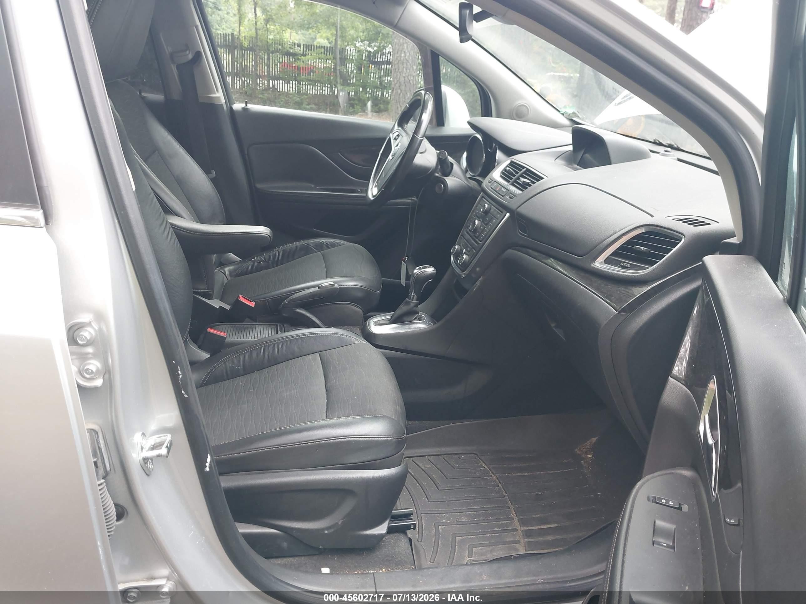 2015 Buick Encore Convenience Silver vin: KL4CJFSB9FB130006