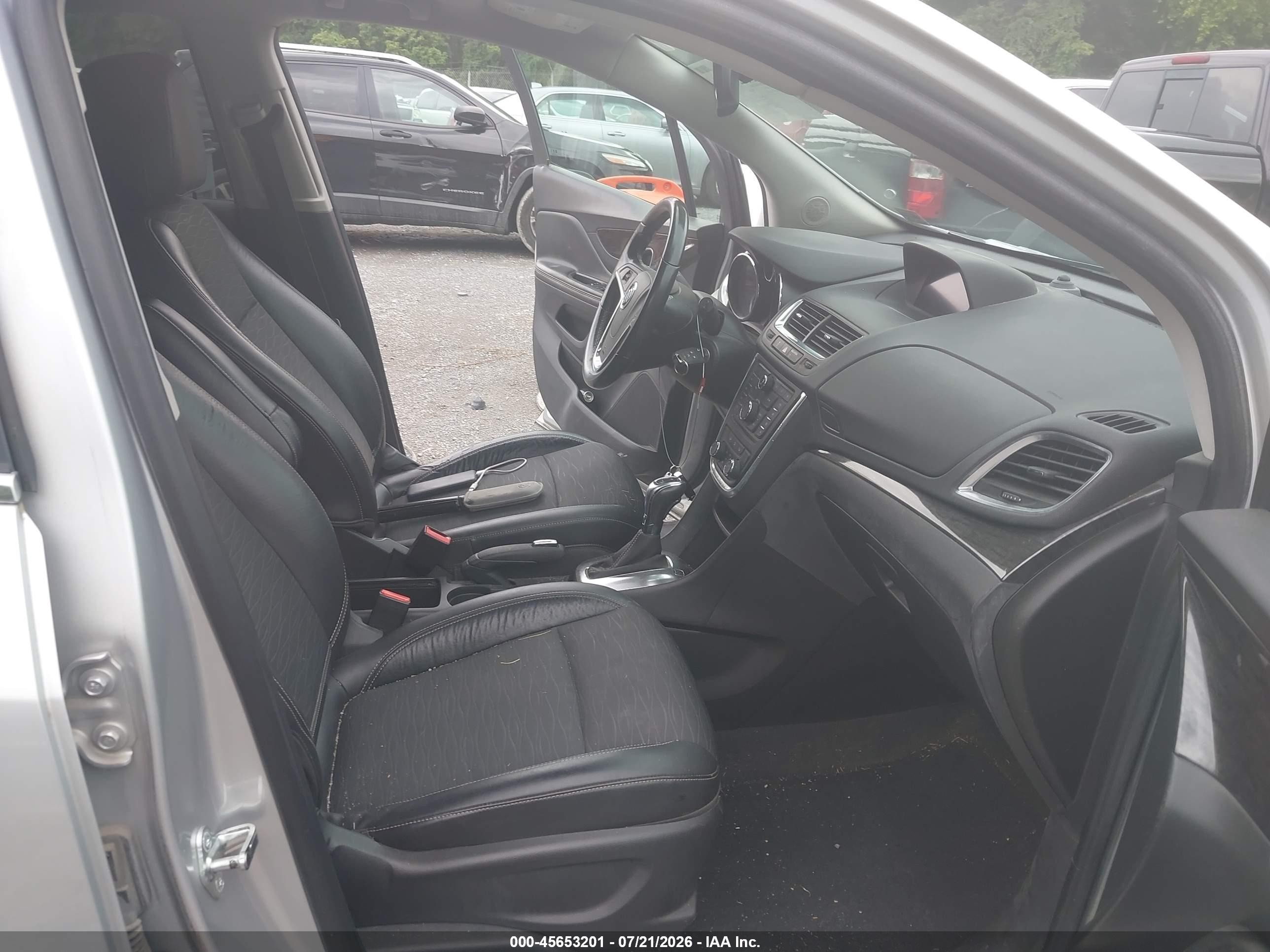 2015 Buick Encore Convenience Silver vin: KL4CJFSB9FB131348