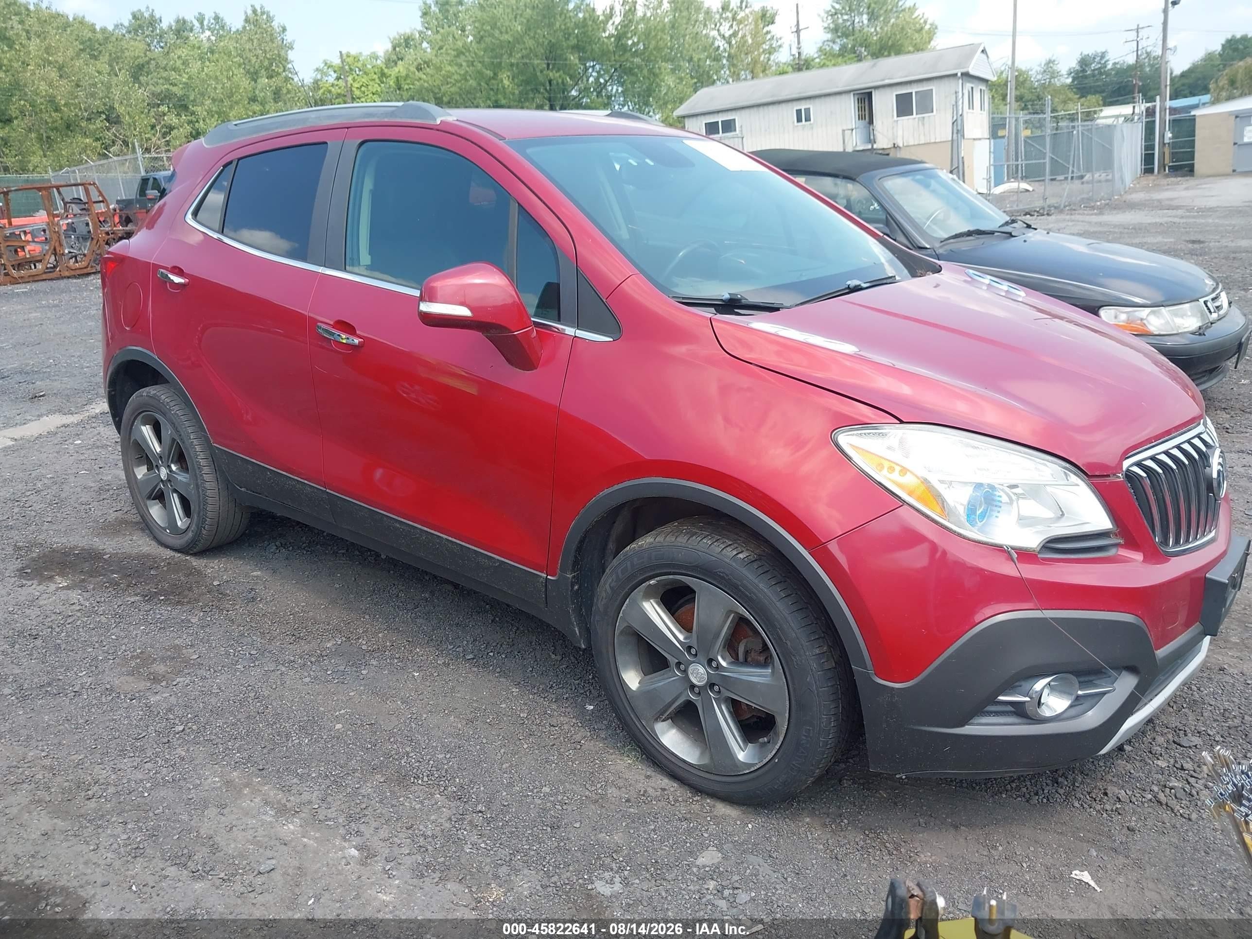 2014 Buick Encore Convenience Красный vin: KL4CJFSBXEB733402