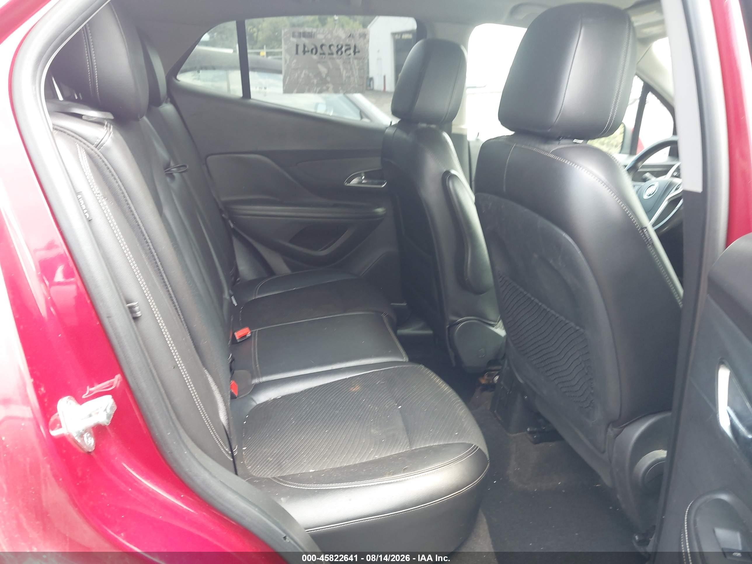 2014 Buick Encore Convenience Красный vin: KL4CJFSBXEB733402