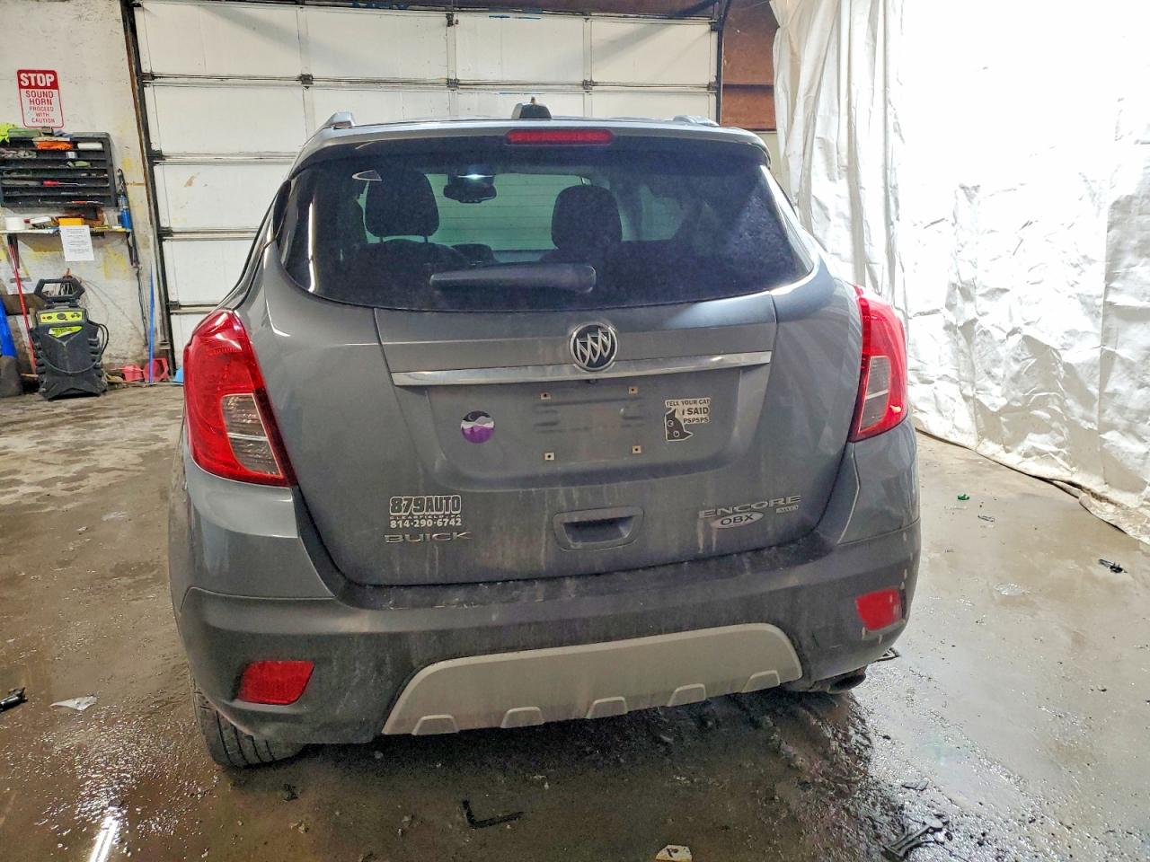 2015 Buick Encore Convenience Gray vin: KL4CJFSBXFB033641