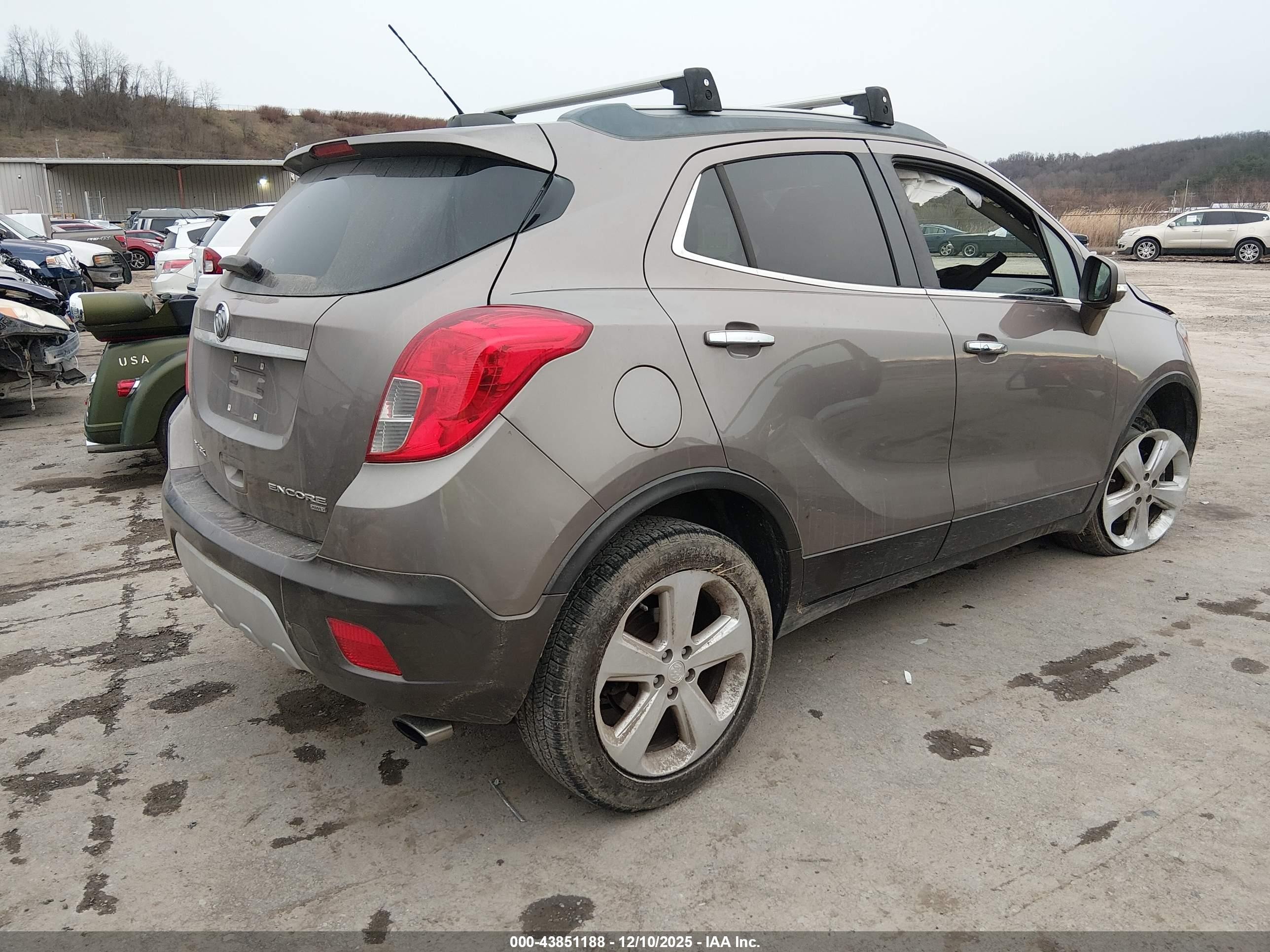2015 Buick Encore Convenience Коричневый vin: KL4CJFSBXFB164228