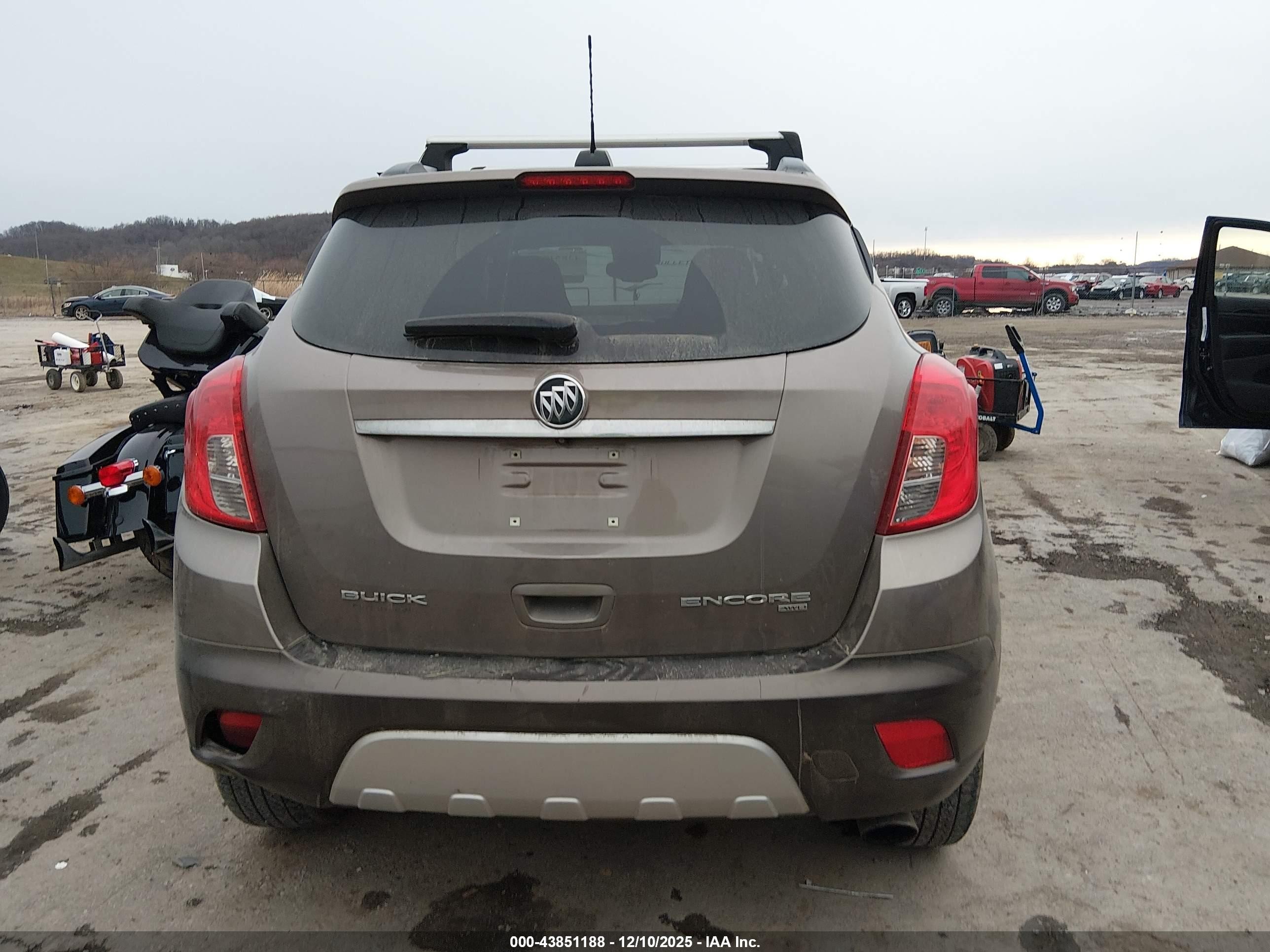 2015 Buick Encore Convenience Коричневый vin: KL4CJFSBXFB164228