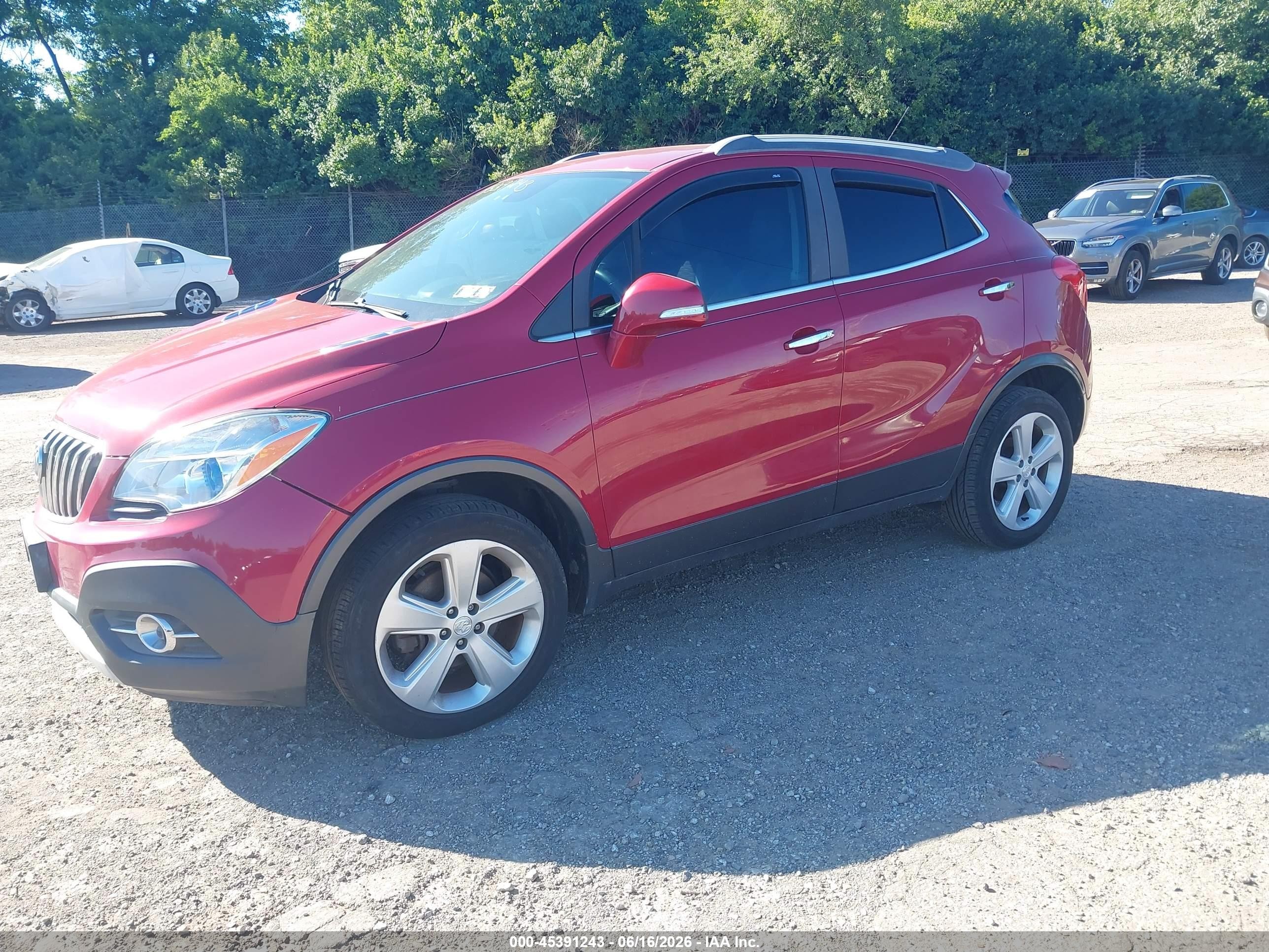 2015 Buick Encore Convenience Red vin: KL4CJFSBXFB212889