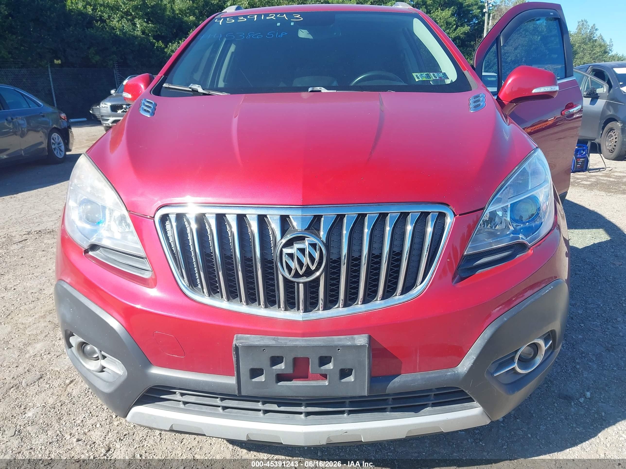 2015 Buick Encore Convenience Red vin: KL4CJFSBXFB212889