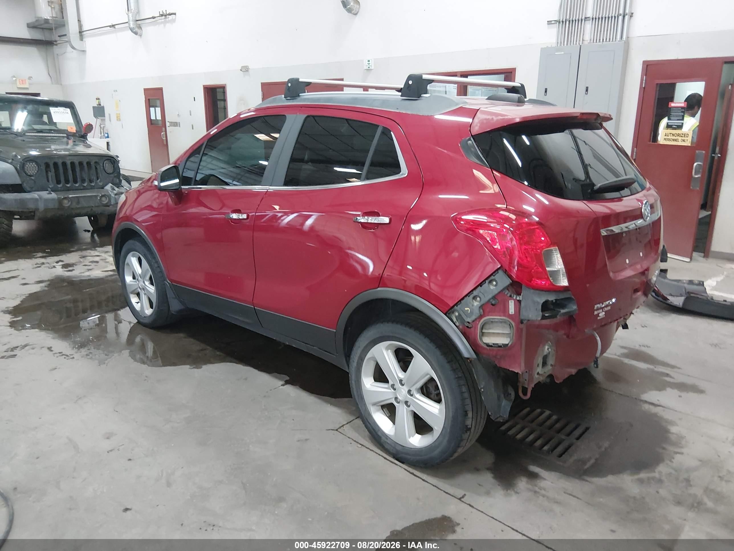 2015 Buick Encore Convenience Красный vin: KL4CJFSBXFB242720