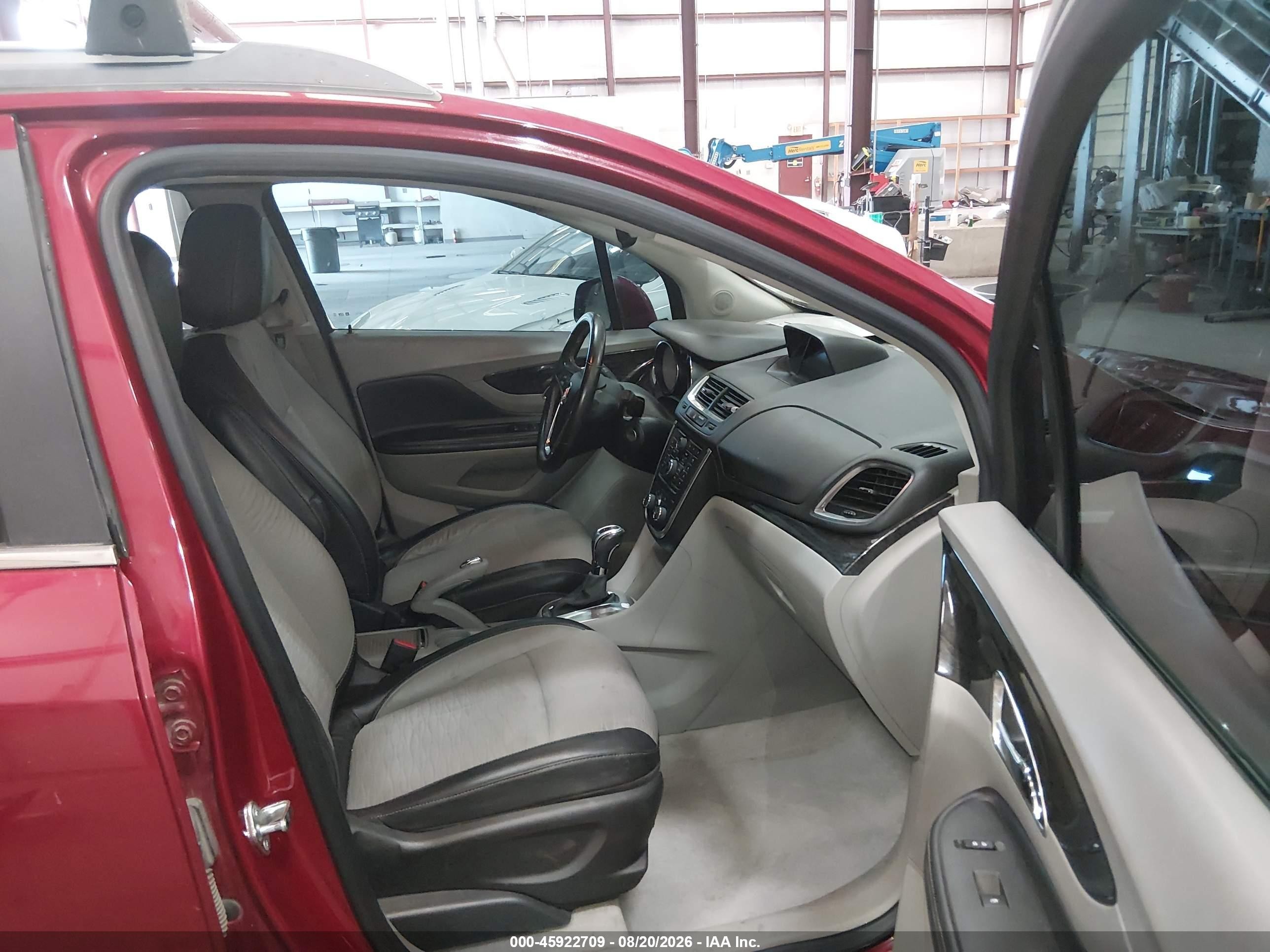 2015 Buick Encore Convenience Красный vin: KL4CJFSBXFB242720