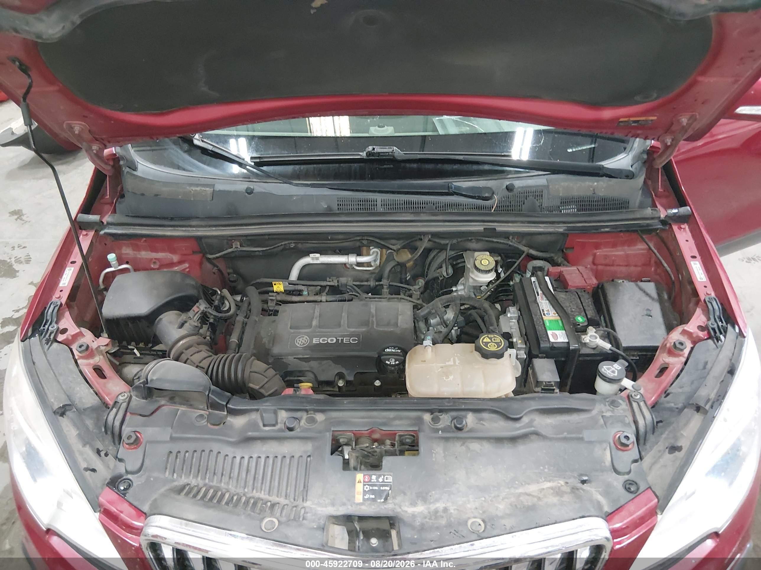2015 Buick Encore Convenience Красный vin: KL4CJFSBXFB242720