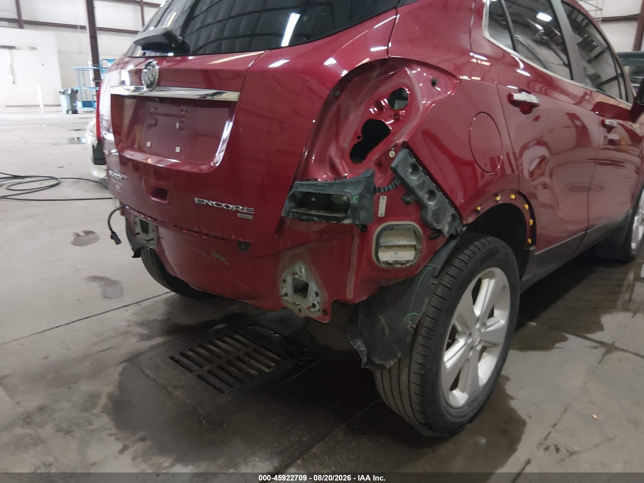2015 Buick Encore Convenience Красный vin: KL4CJFSBXFB242720