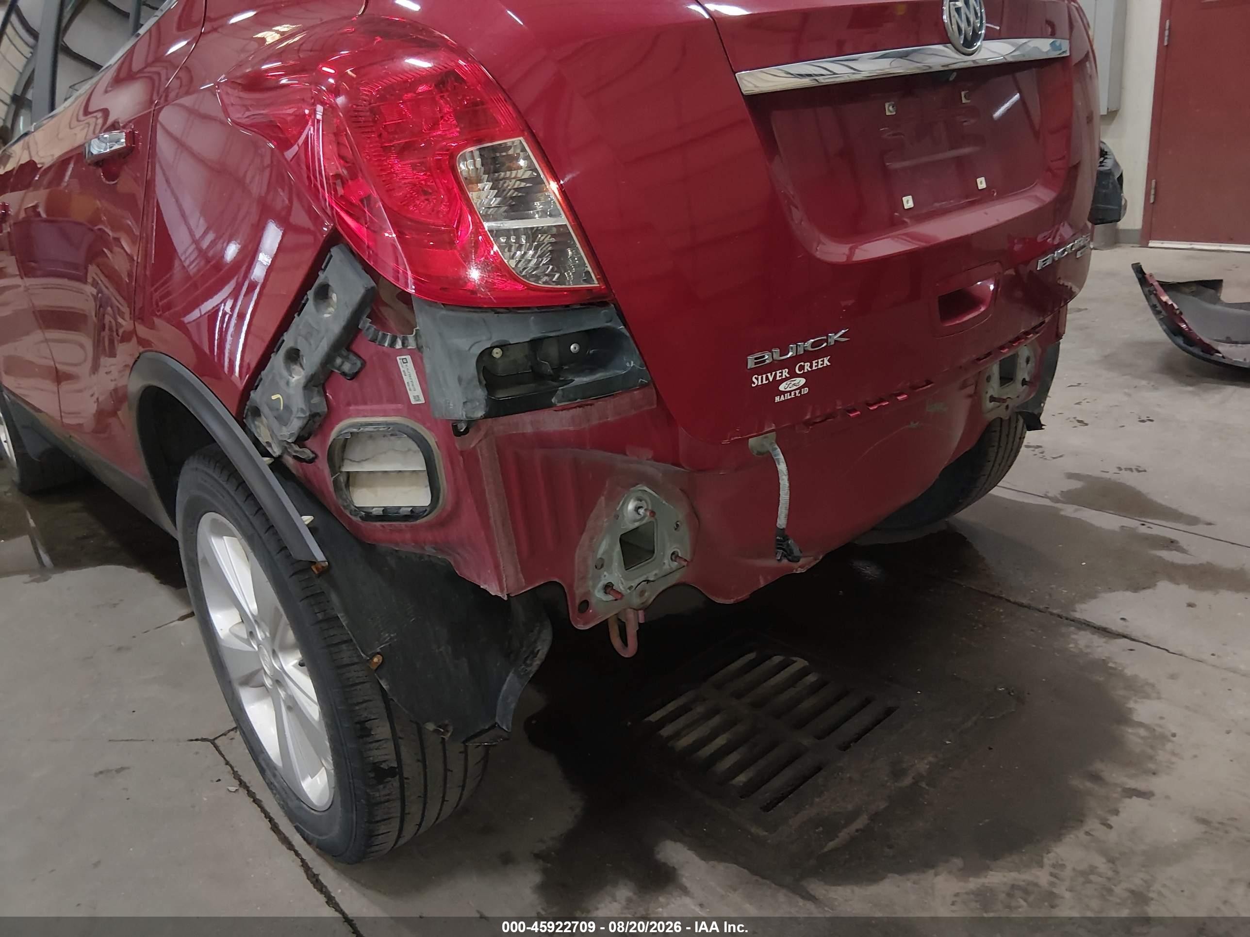 2015 Buick Encore Convenience Красный vin: KL4CJFSBXFB242720