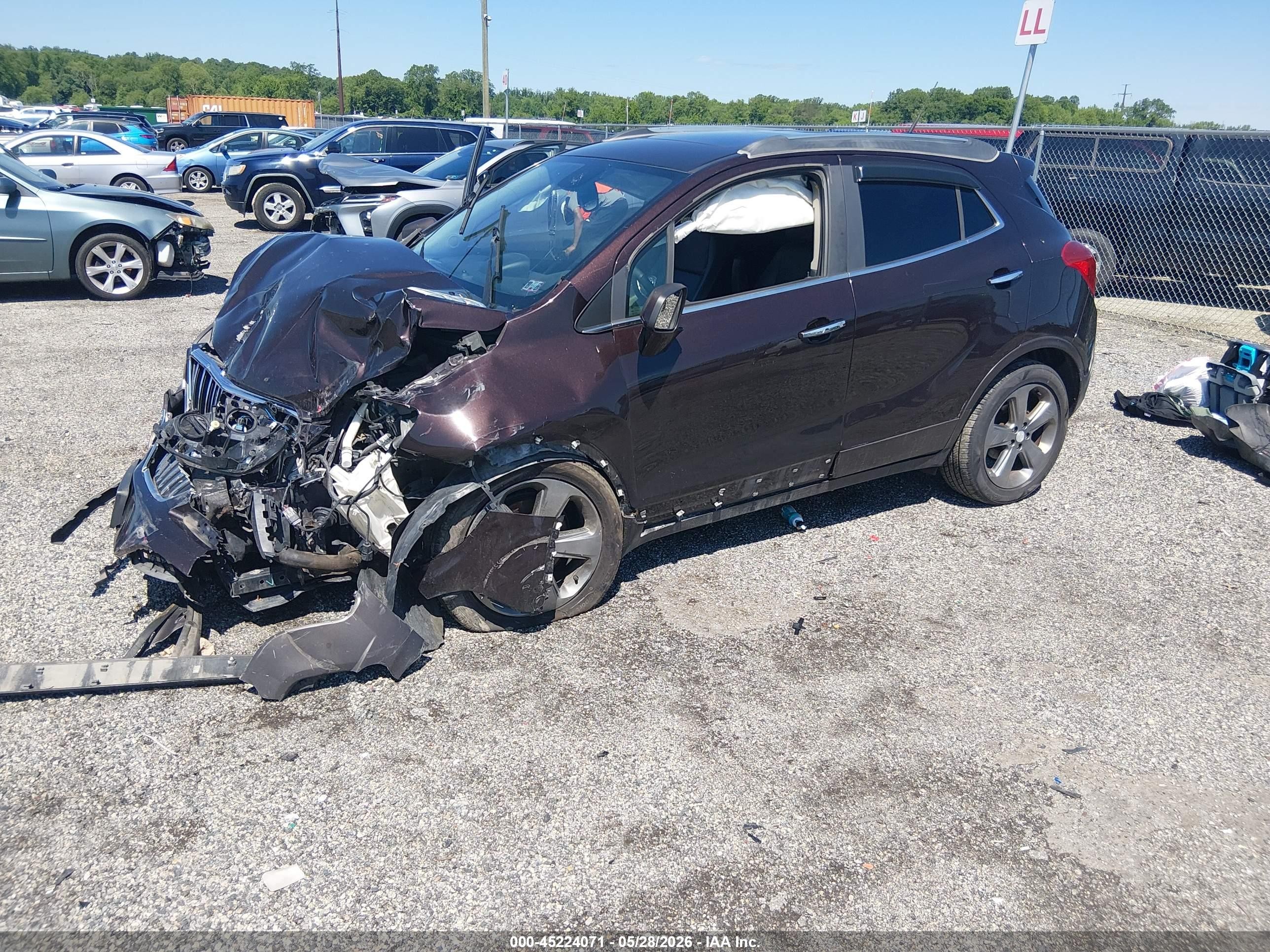 2013 Buick Encore Leather Brown vin: KL4CJGSB0DB130317