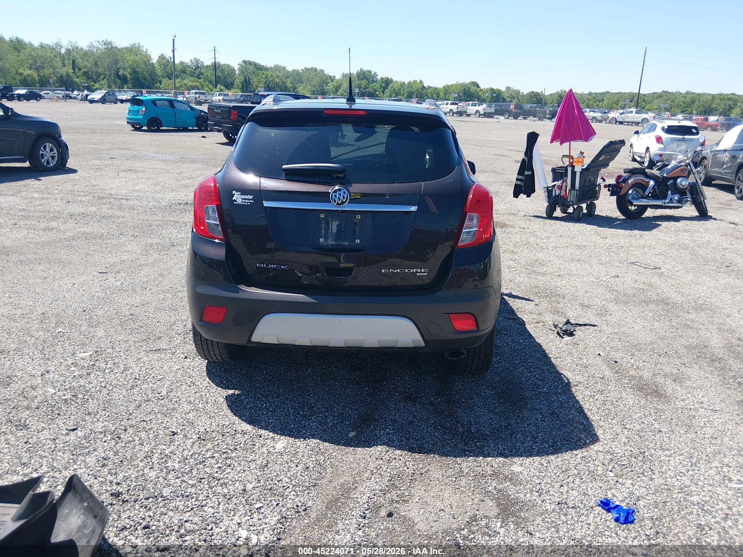 2013 Buick Encore Leather Brown vin: KL4CJGSB0DB130317